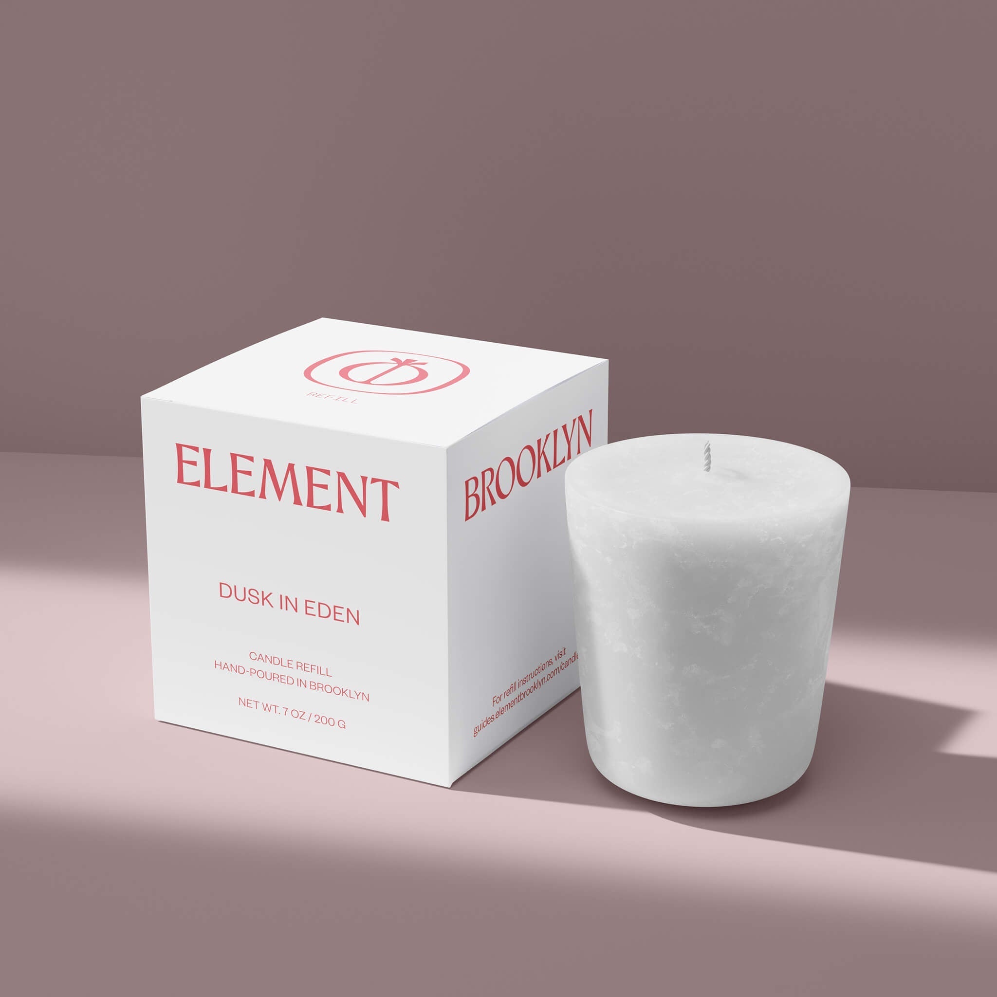 Element Brooklyn Dusk in Eden Candle Refill - M.S Skincare