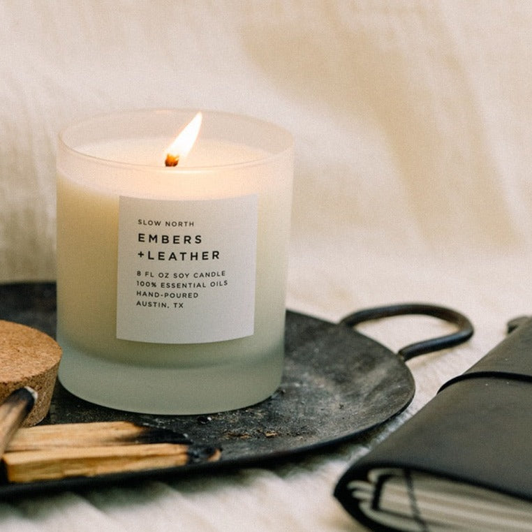 Embers + Leather - Vetiver + Cedar + Patchouli