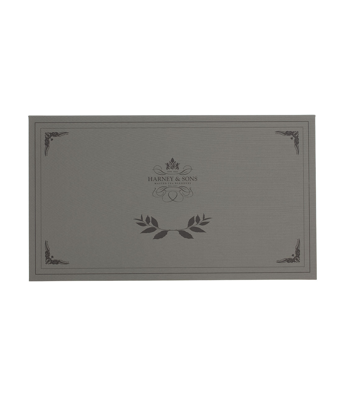 Linen Tea Chest in Grey Featuring Eight Teas