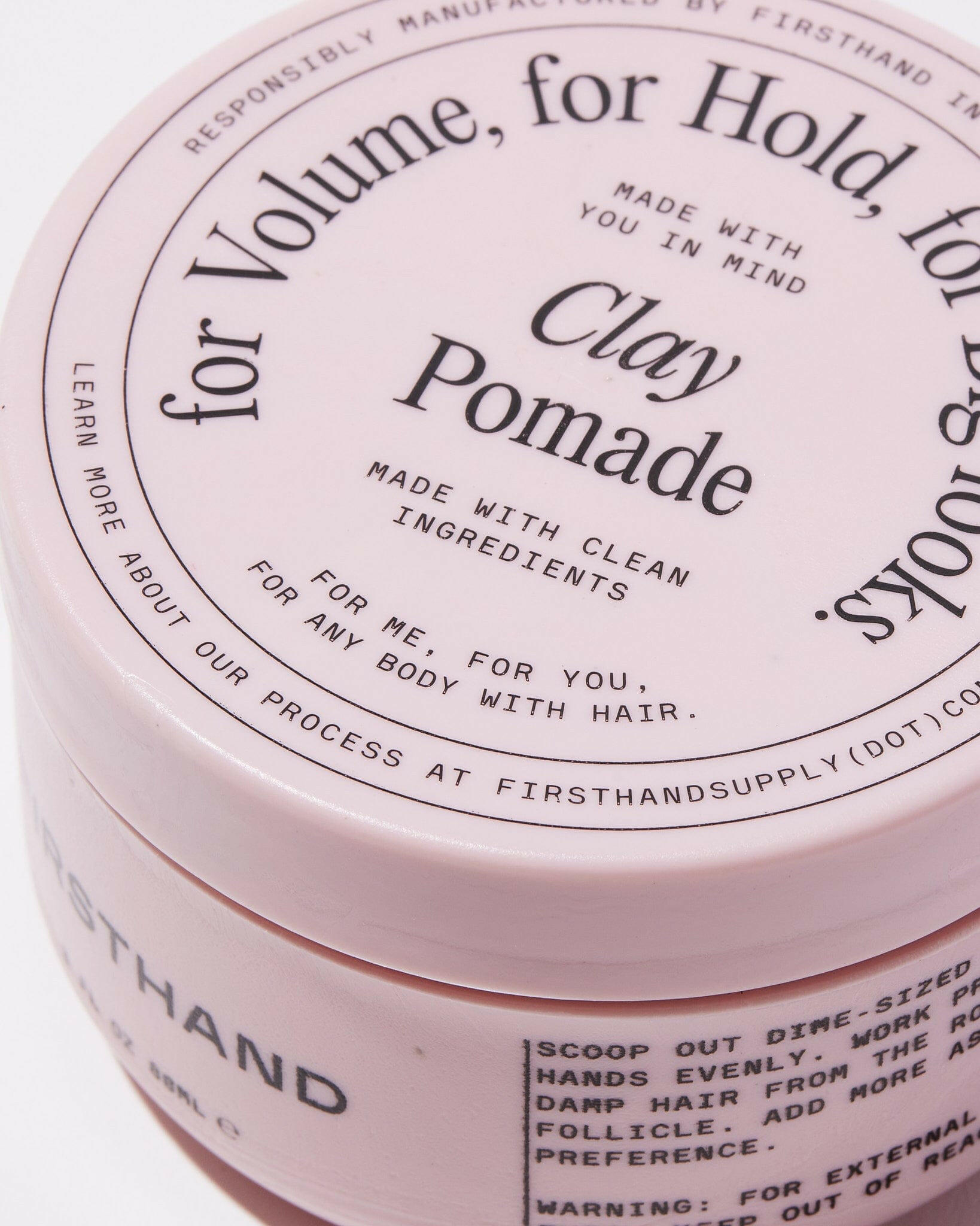 Firsthand Supply Clay Pomade