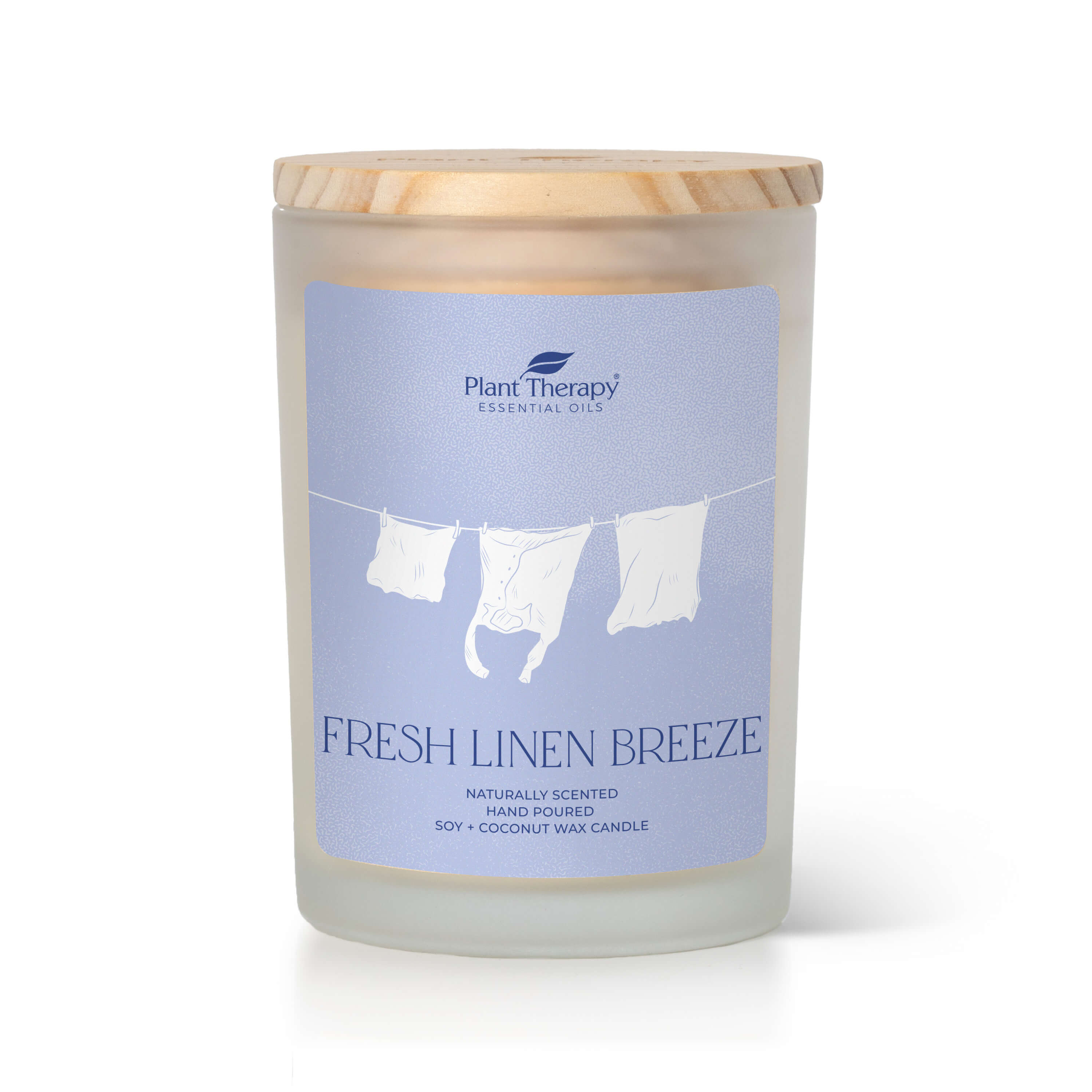 Natürlich duftende Kerze „Fresh Linen Breeze“