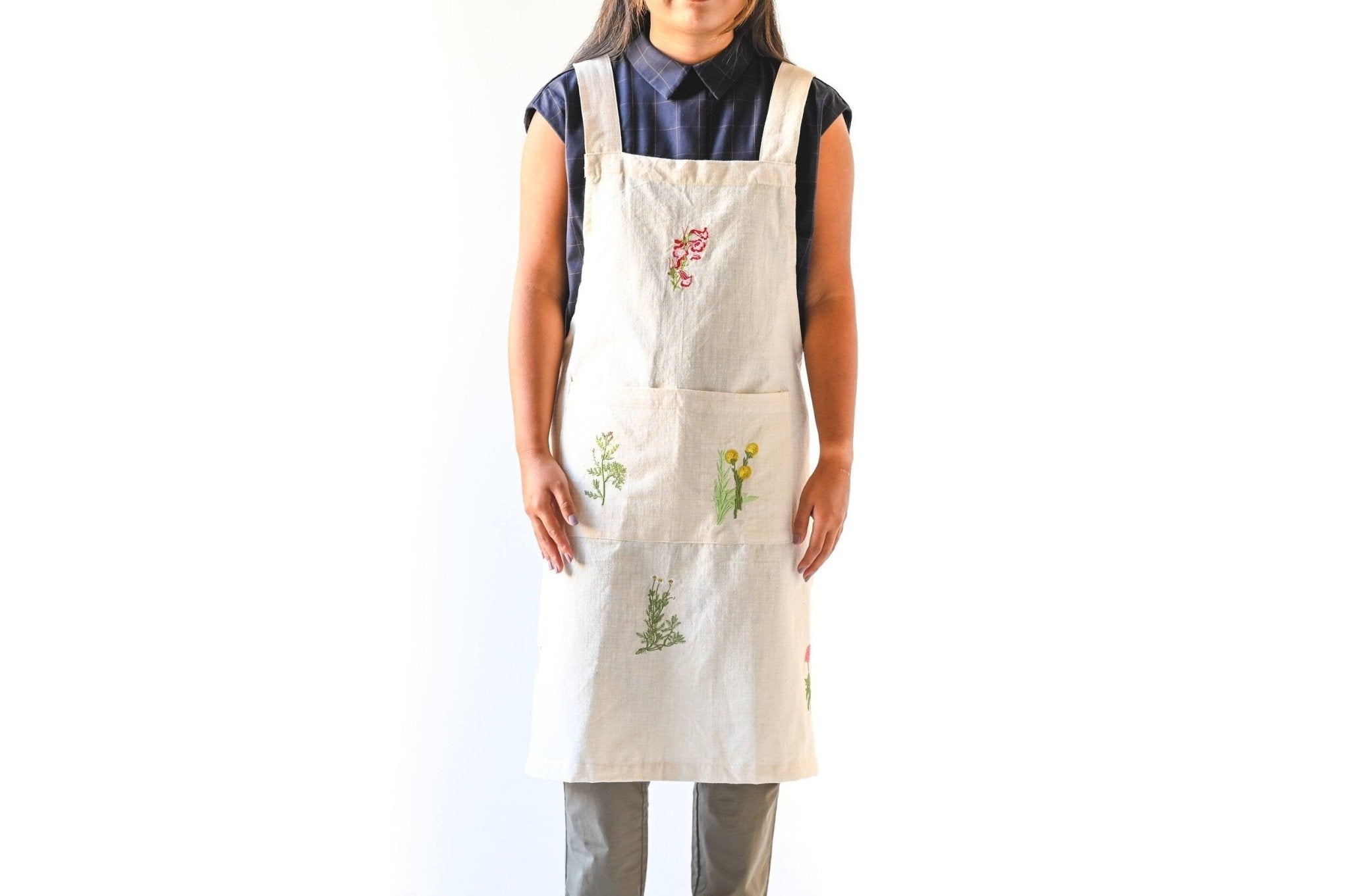 Galley & FenBotanical Embroidered Apron - M.S Skincare