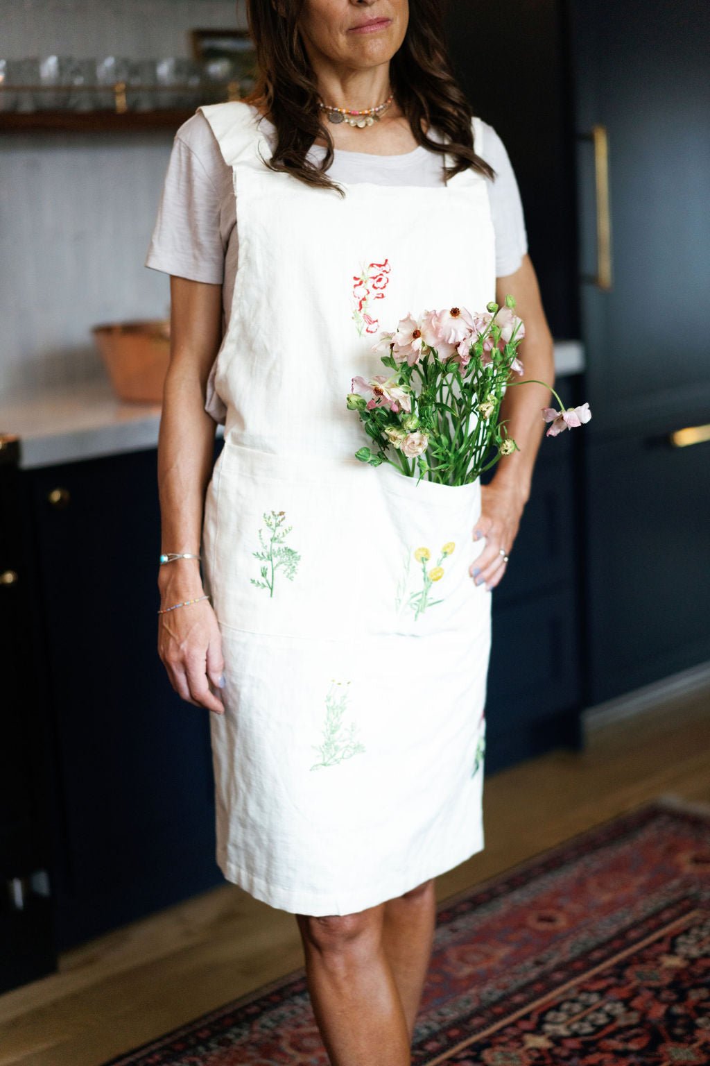 Galley & FenBotanical Embroidered Apron - M.S Skincare