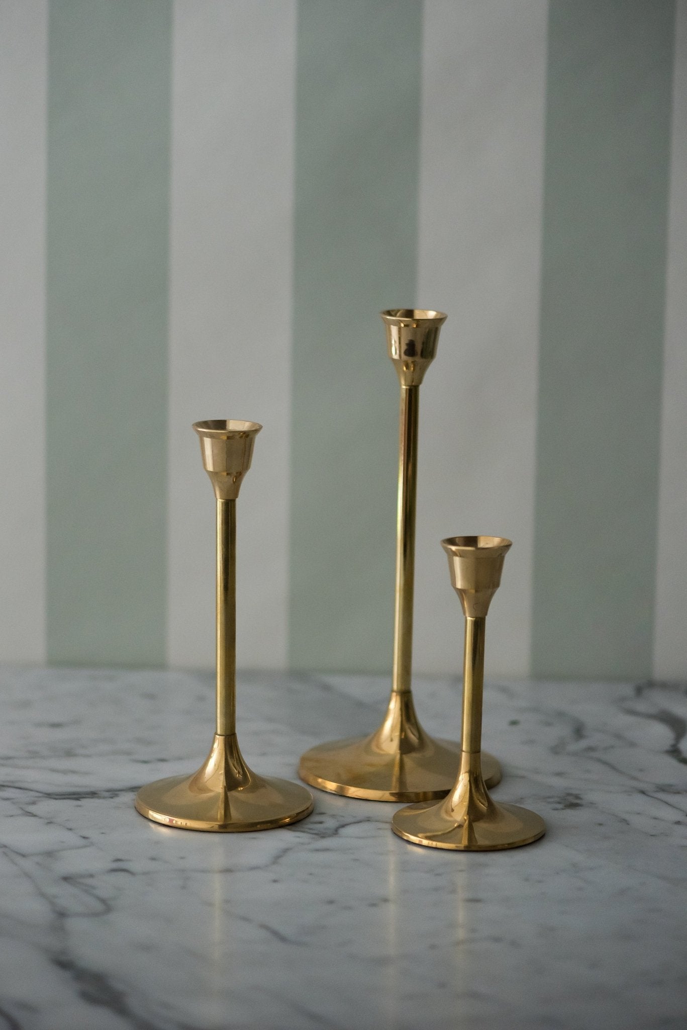 Galley & FenBrass Candle Holders - M.S Skincare