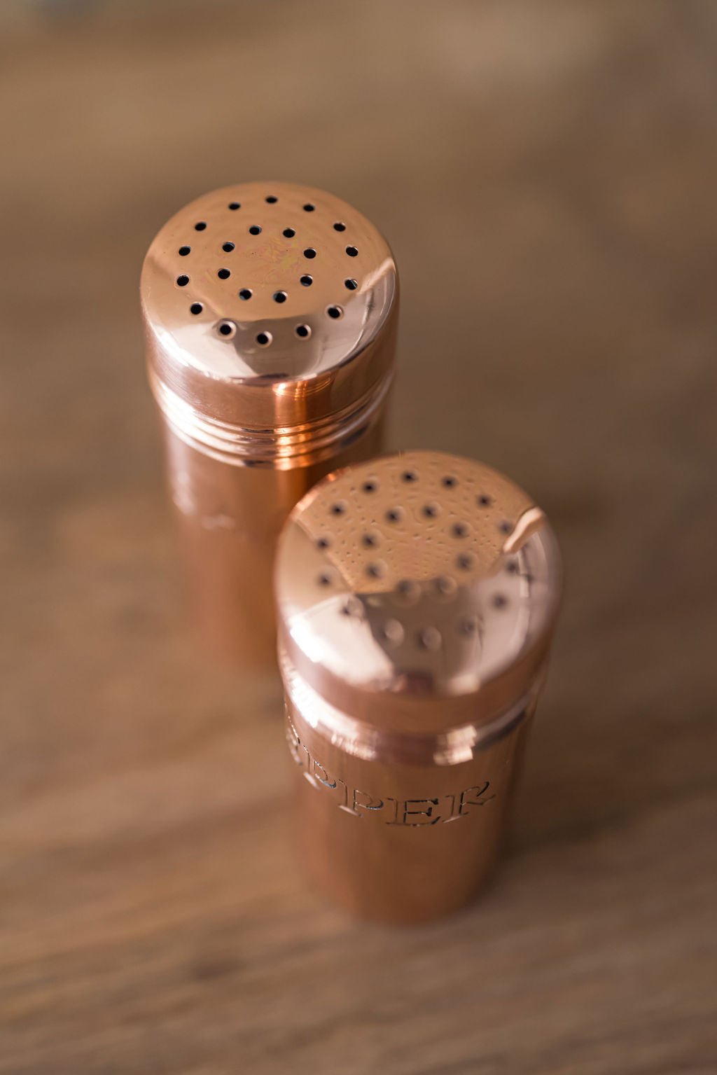 Galley & Fen Copper Salt & Pepper Shakers