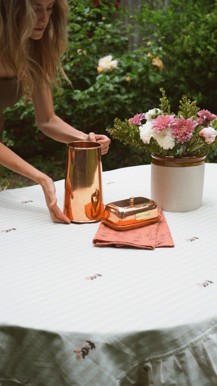 Galley & Fen Frances Ruffled Tablecloth