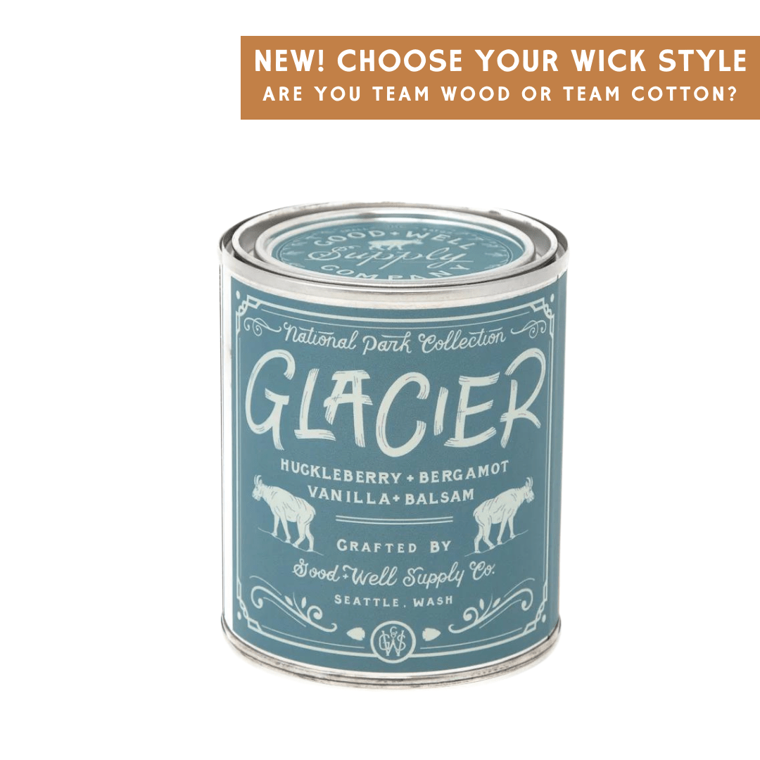 Good & Well Supply Co Glacier National Park Candle