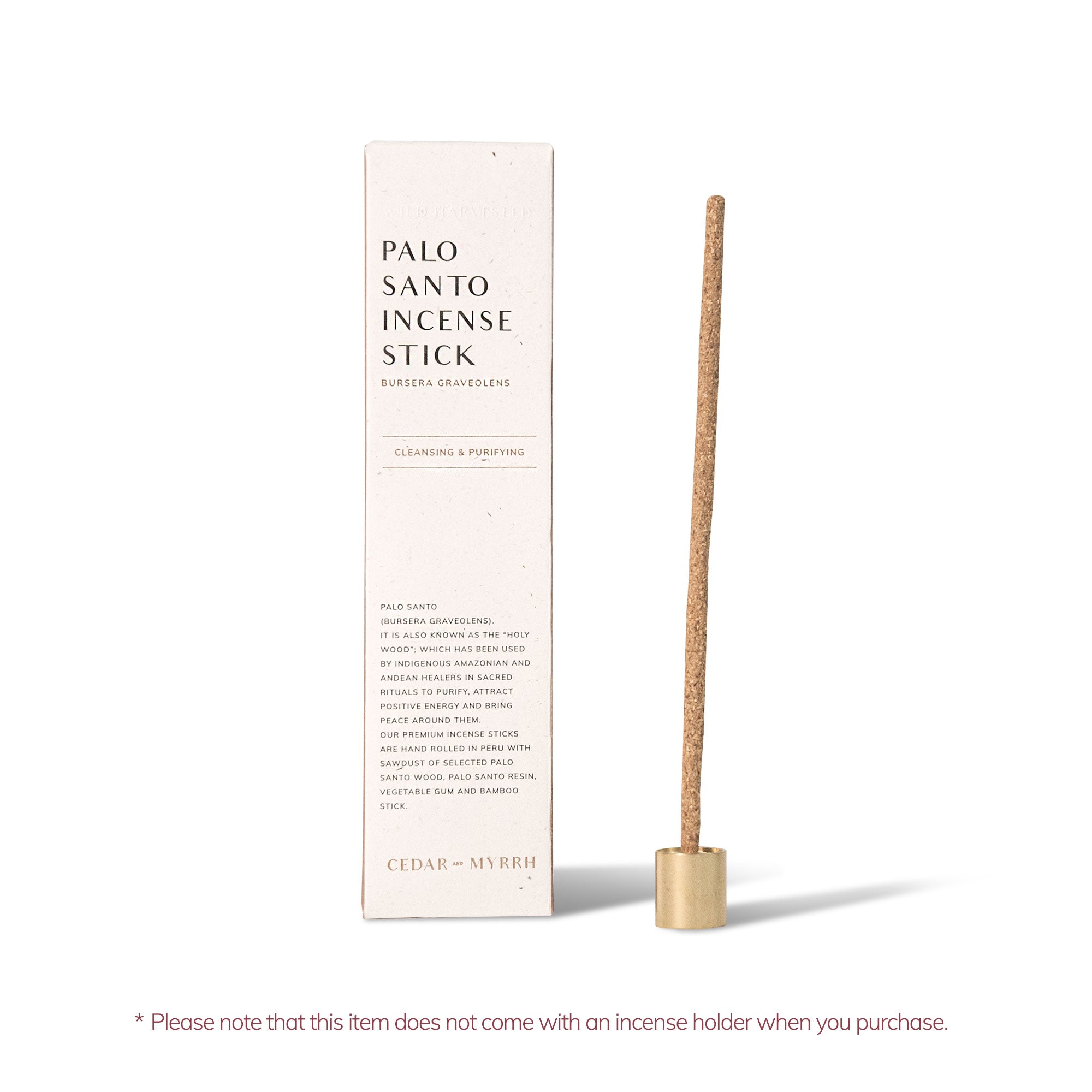 Palo Santo Hand-Rolled Incense Stick | 7 sticks