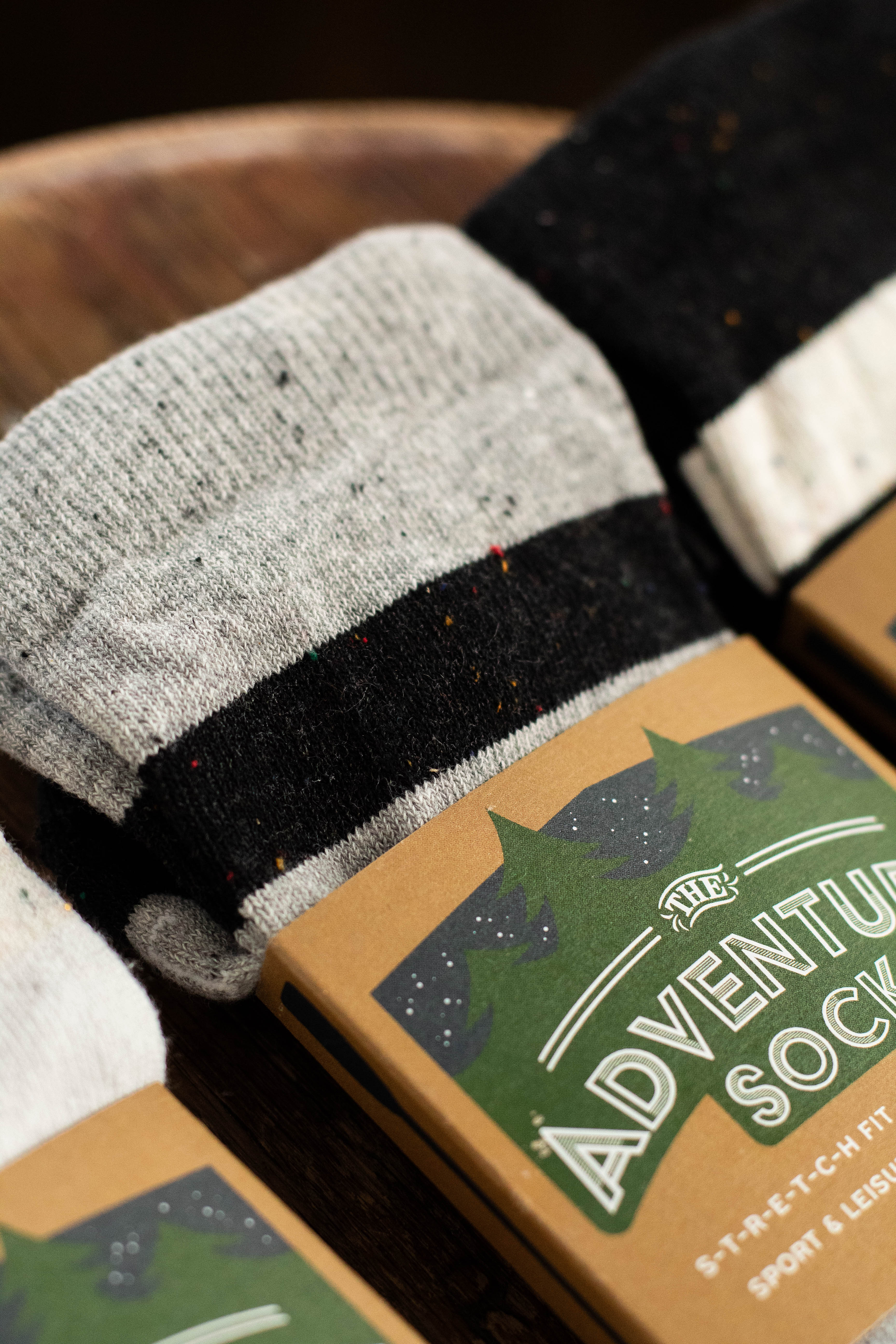 The Adventure Sock: calcetín de algodón reciclado de calibre superfino