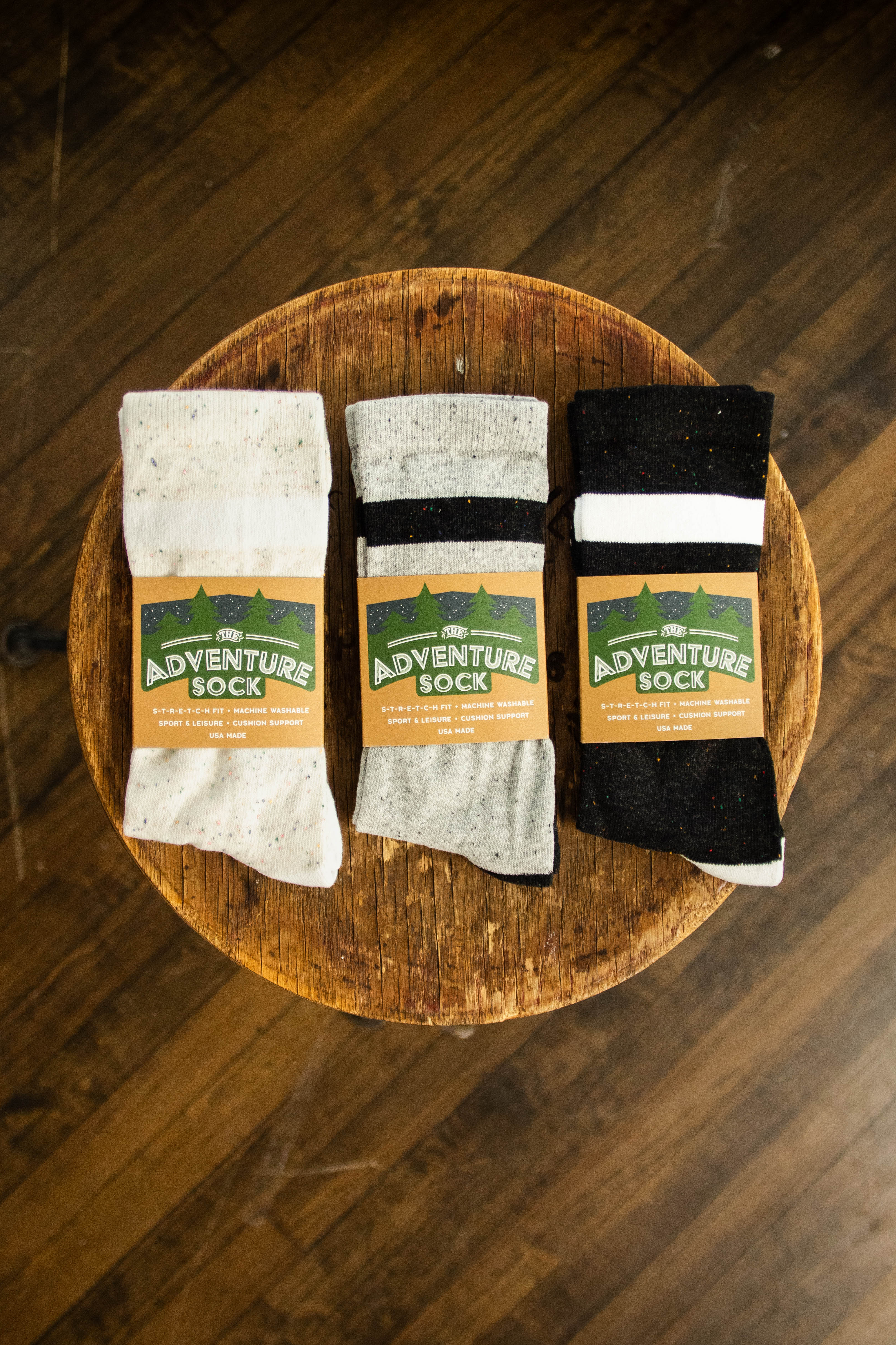 The Adventure Sock - Superfeine Socke aus recycelter Baumwolle