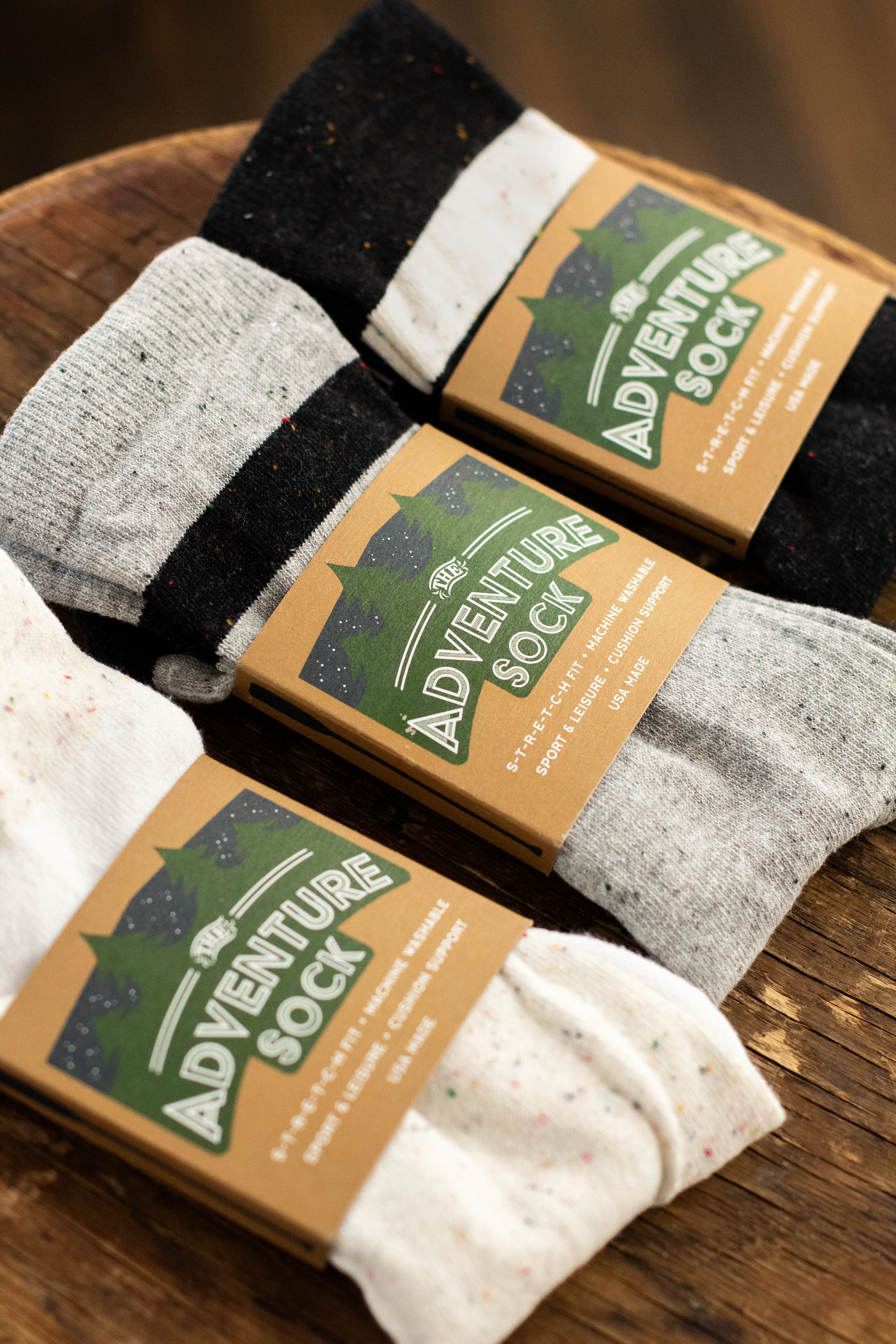 The Adventure Sock - Super Fine Gauge Recycled Cotton Sock