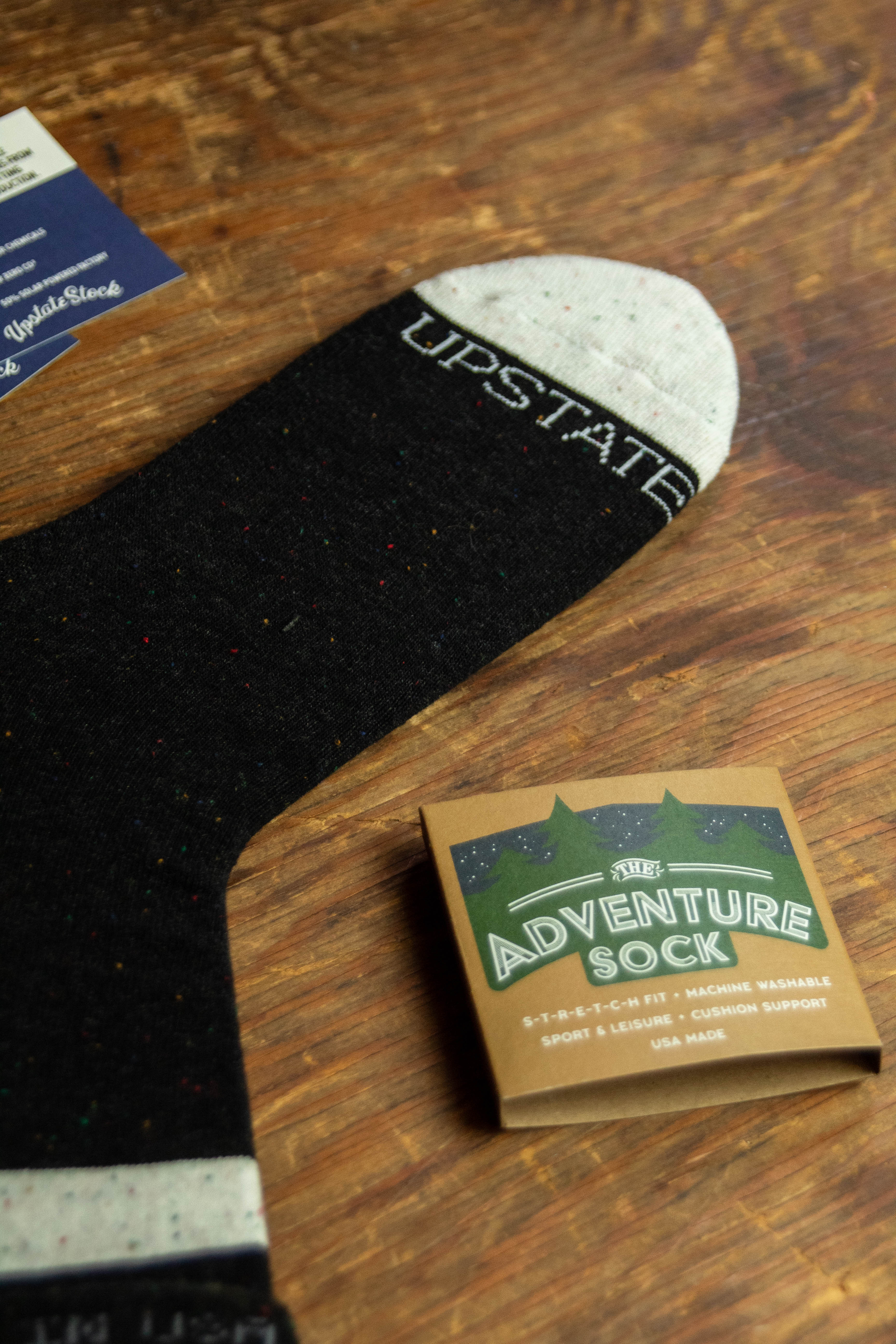 The Adventure Sock: calcetín de algodón reciclado de calibre superfino