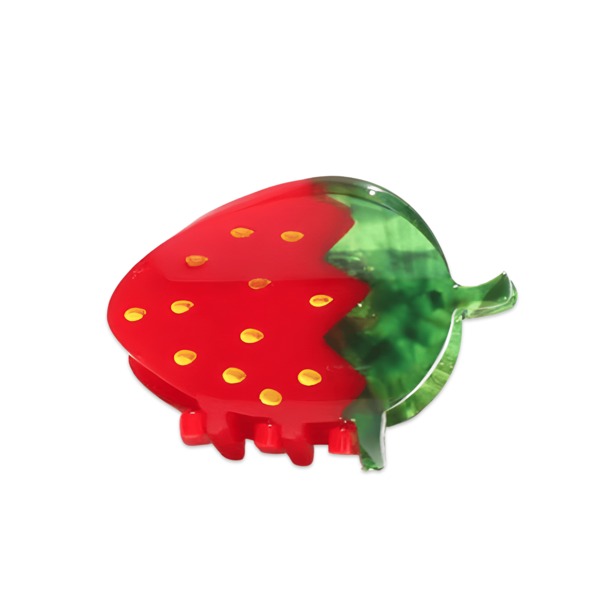 Jenny Lemons Midi Red Strawberry Hair Claw Clip