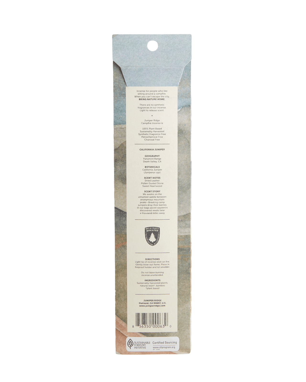 Juniper Ridge California Juniper Campfire Incense