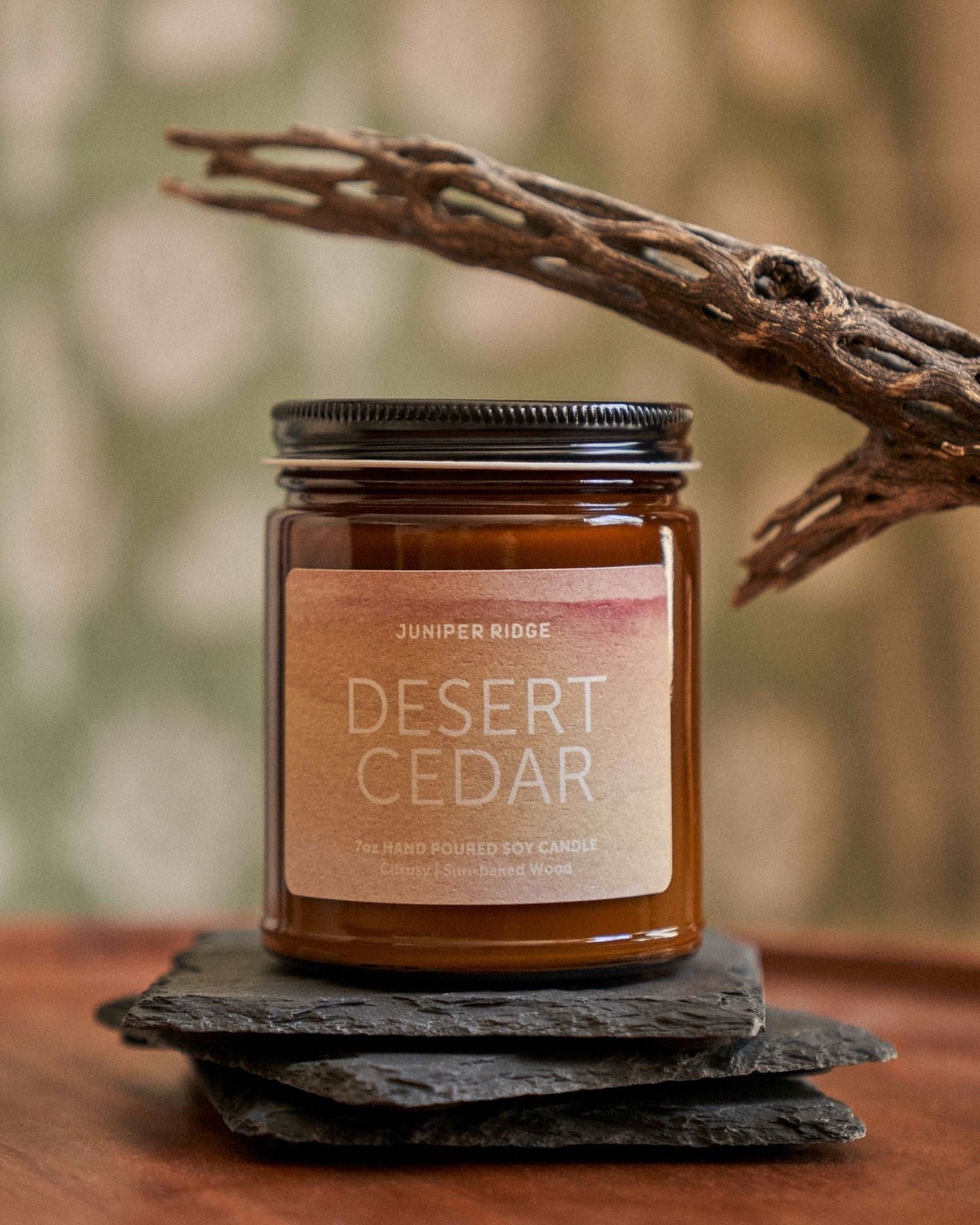 Juniper RidgeDesert Cedar Essential Oil Candle - M.S Skincare