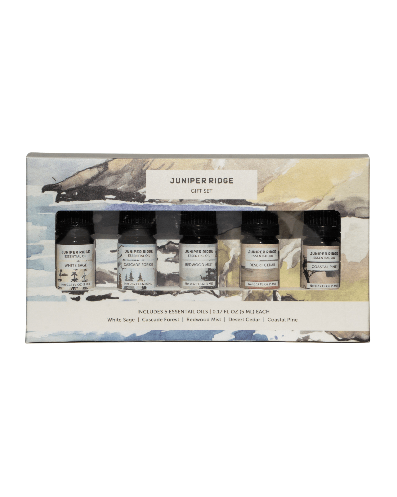 Juniper Ridge Essential Oil 5 - Pack Gift Set