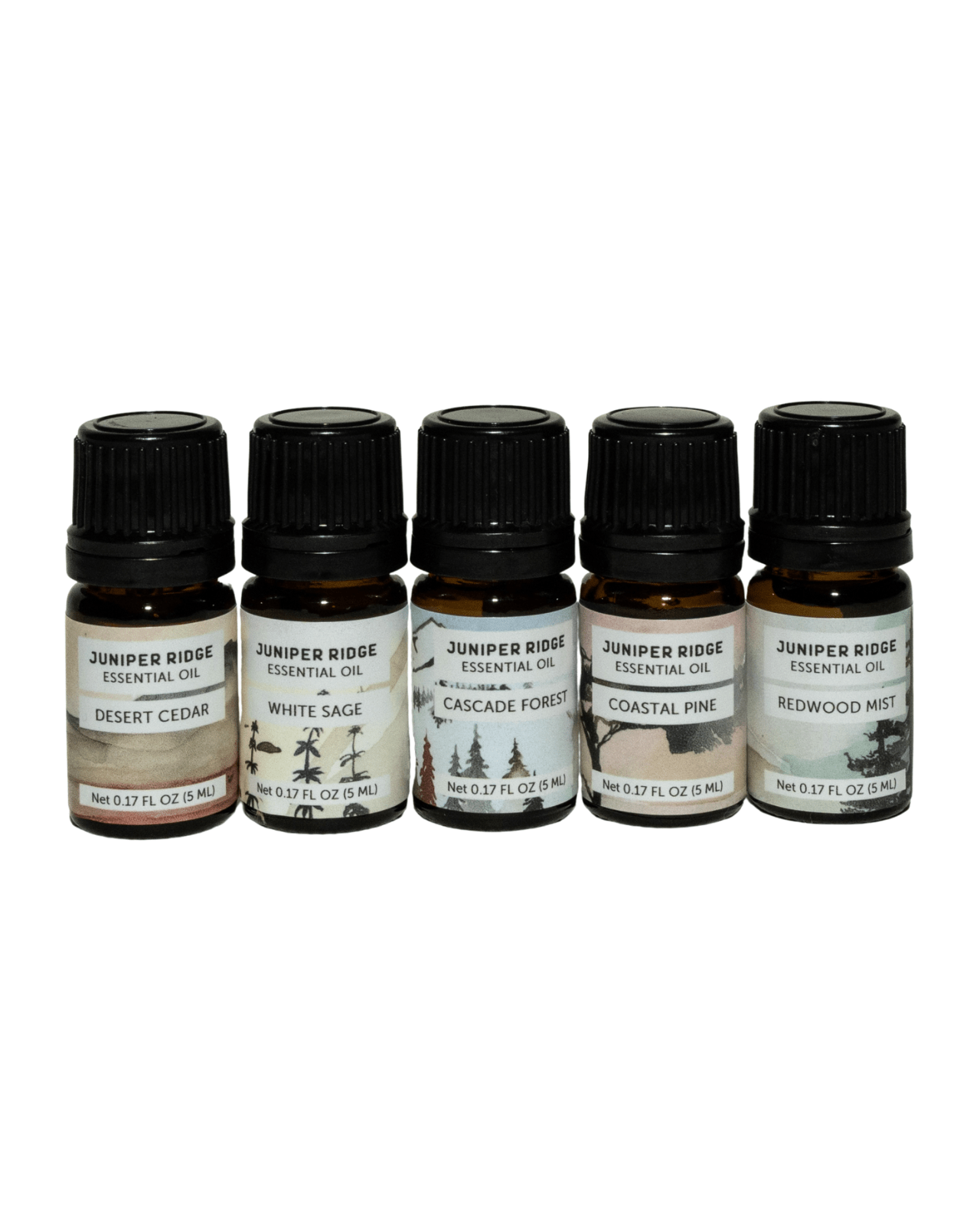 Juniper Ridge Essential Oil 5 - Pack Gift Set