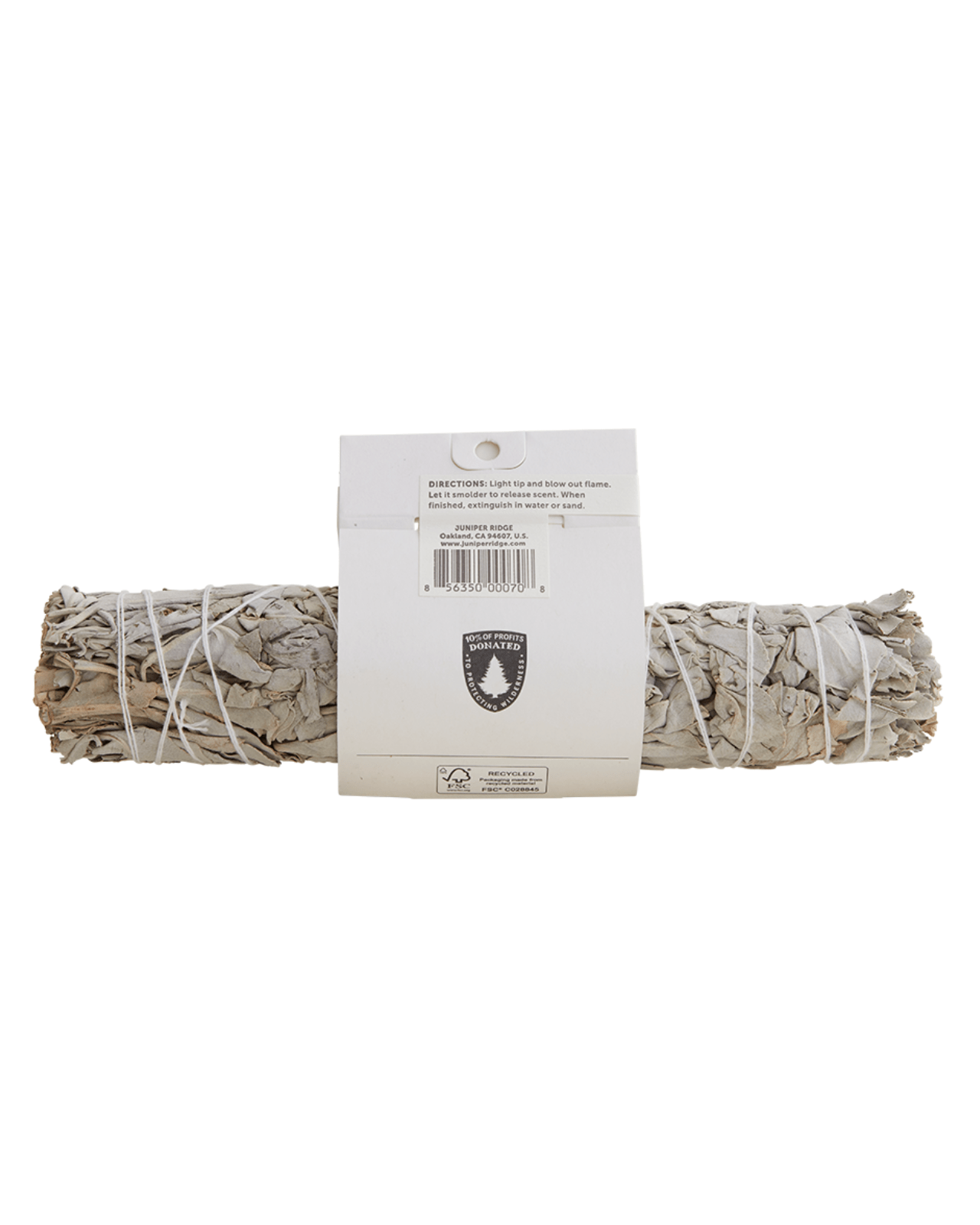 Juniper Ridge Farmed White Sage Natural Incense Bundle - Large