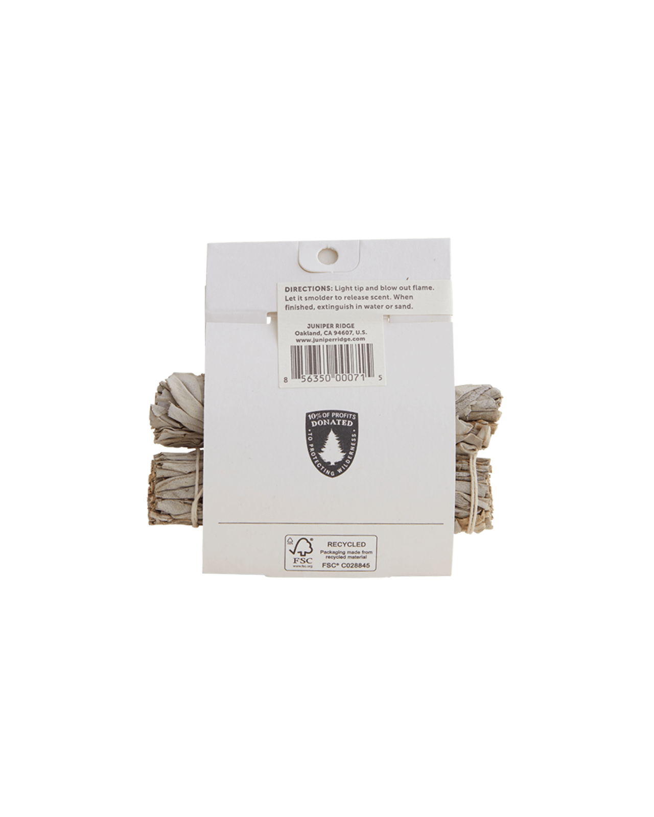 Juniper Ridge Farmed White Sage Natural Incense Bundle Minis