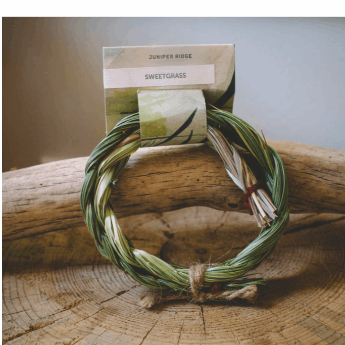 Juniper RidgeSweetgrass Braid Natural Incense - M.S Skincare