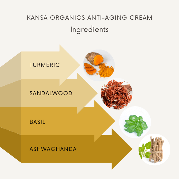 Kansa Organics Ayurvedic Anti - aging Skin Rejuvenation Cream - M.S Skincare