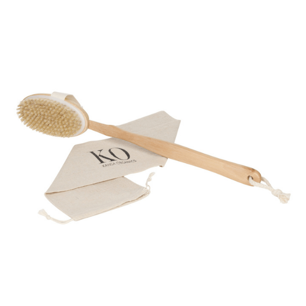 Kansa Organics Garshana Dry Brush (detachable 16" handle) - M.S Skincare