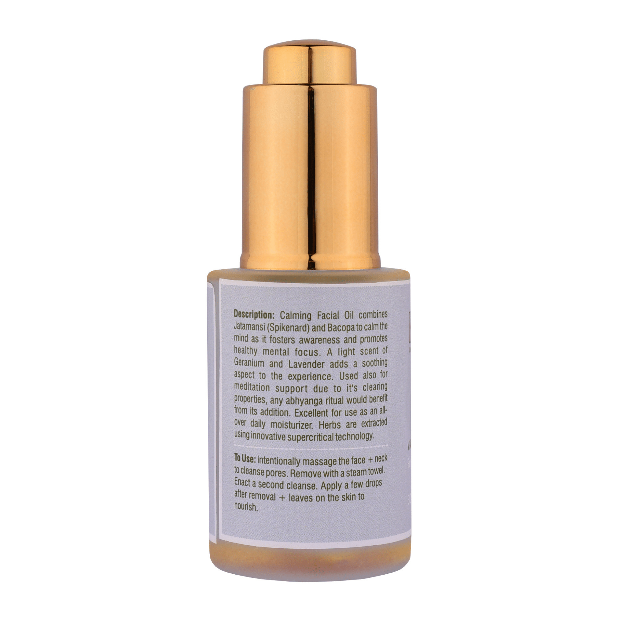 Kansa Organics VATA - CALMING FACIAL OIL - M.S Skincare