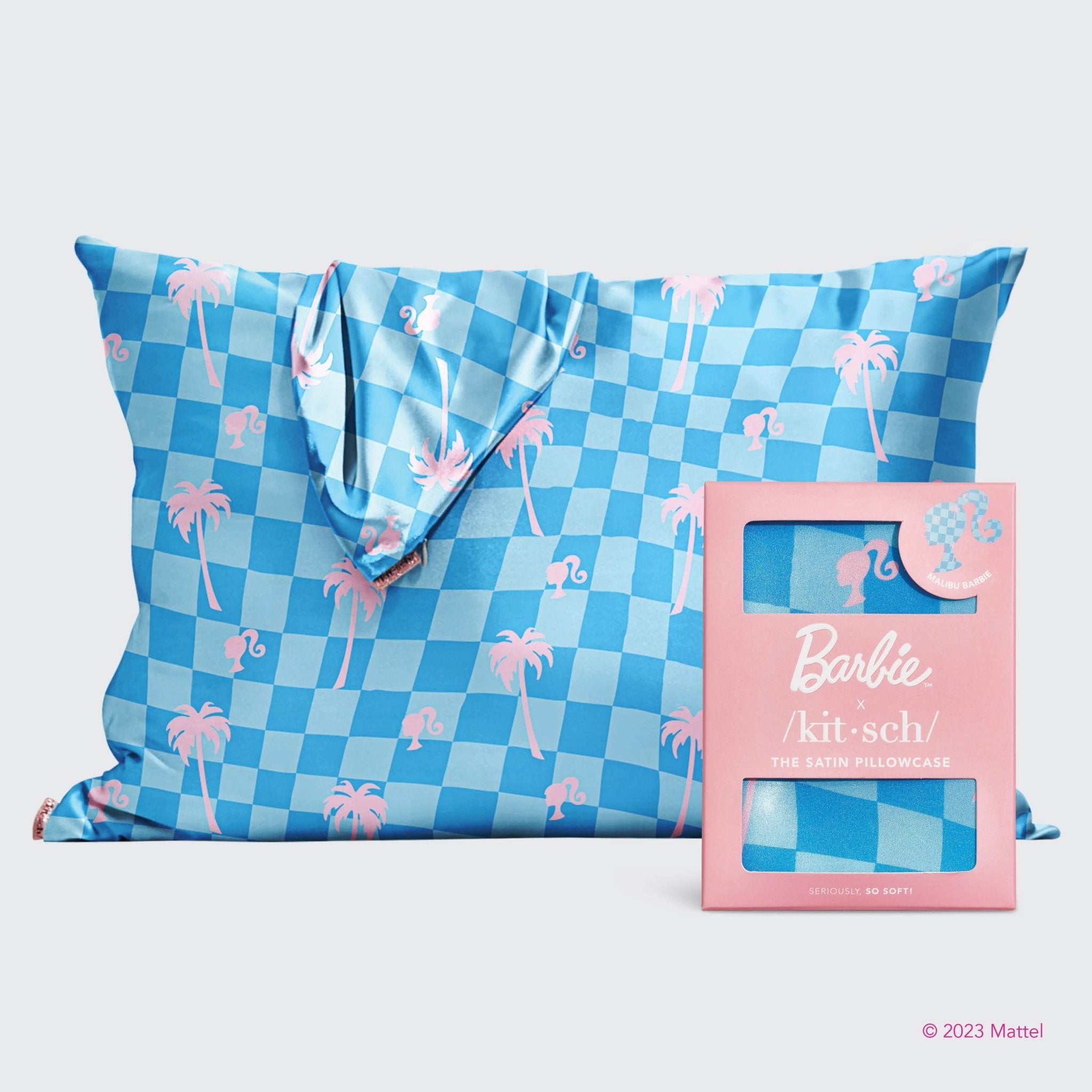 KITSCHBarbie x Kitsch Satin Pillowcase - Malibu - M.S Skincare