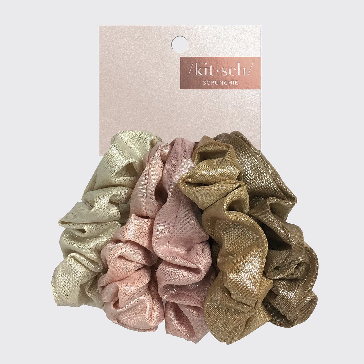 KITSCHMetallic Scrunchies - Blush - M.S Skincare