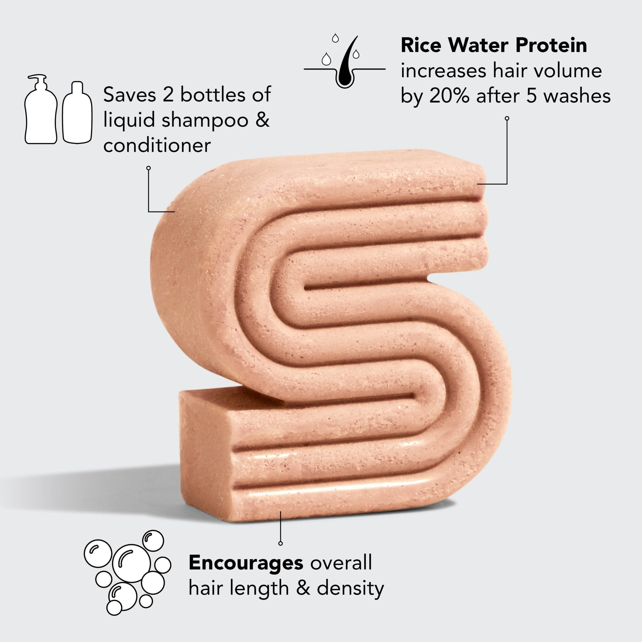 KITSCHRice Water Shampoo Bar for Hair Growth - M.S Skincare