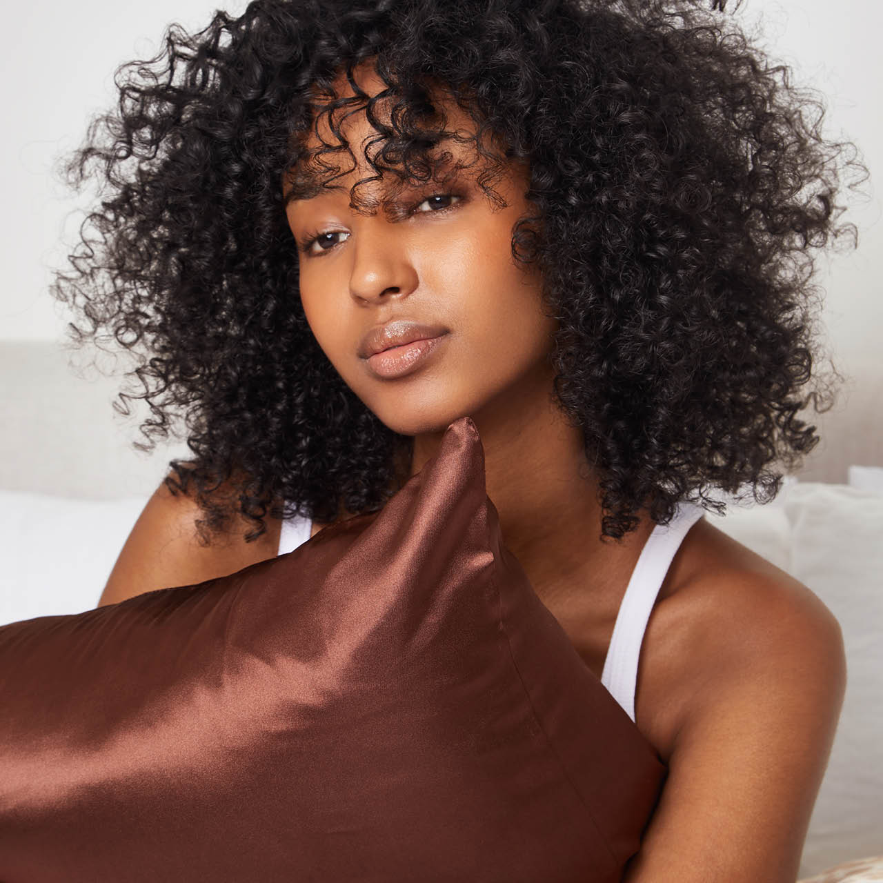 KITSCHSatin Pillowcase - Chocolate - M.S Skincare