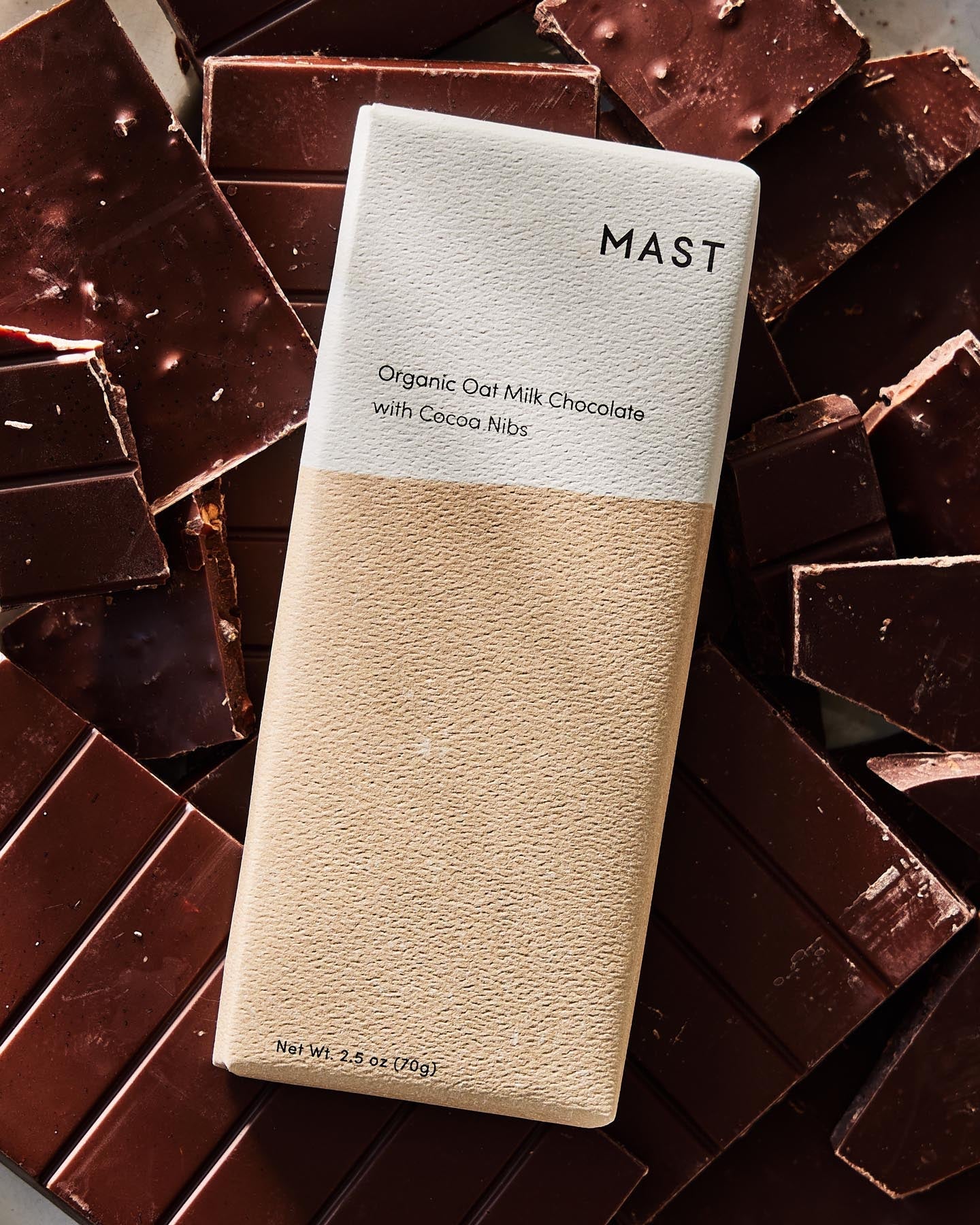 Mast Market Organic Oat Milk Chocolate with Cocoa Nibs