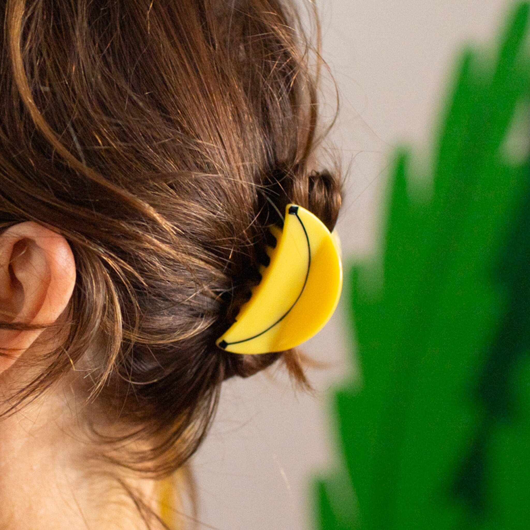 Mini Banana Hair Claw Clip