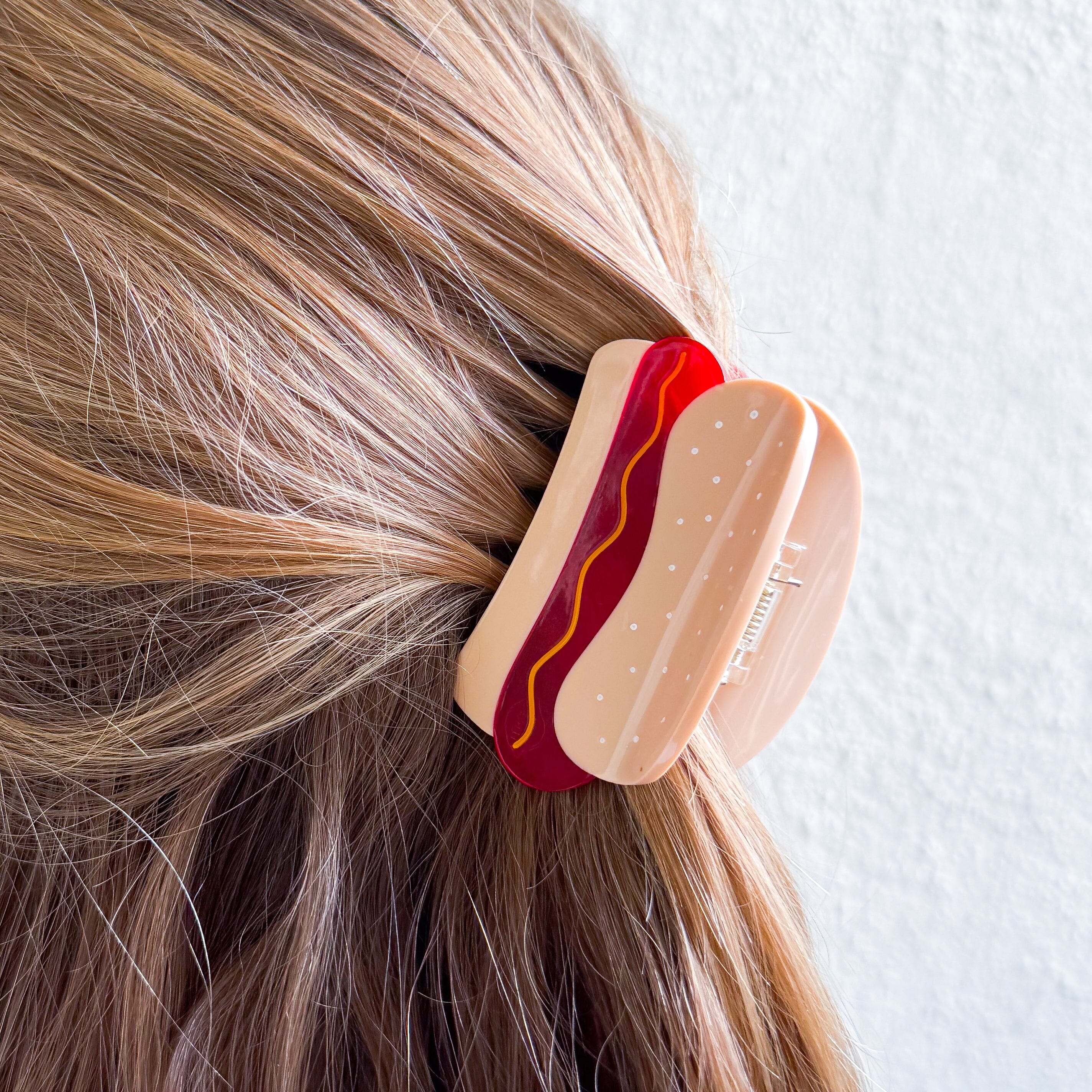 Midi Hot Dog Hair Claw Clip