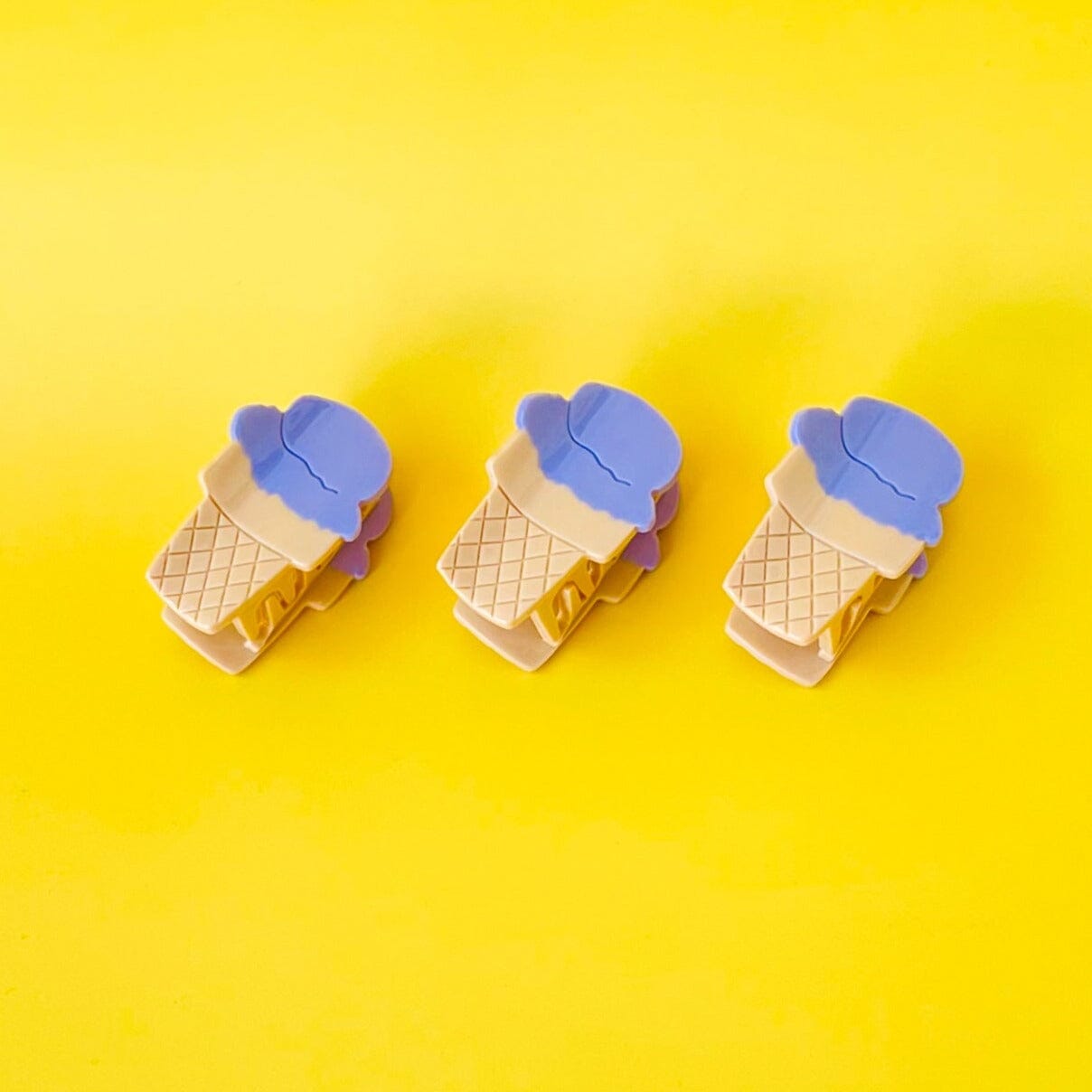 Mini Ice Cream Hair Claw Clip