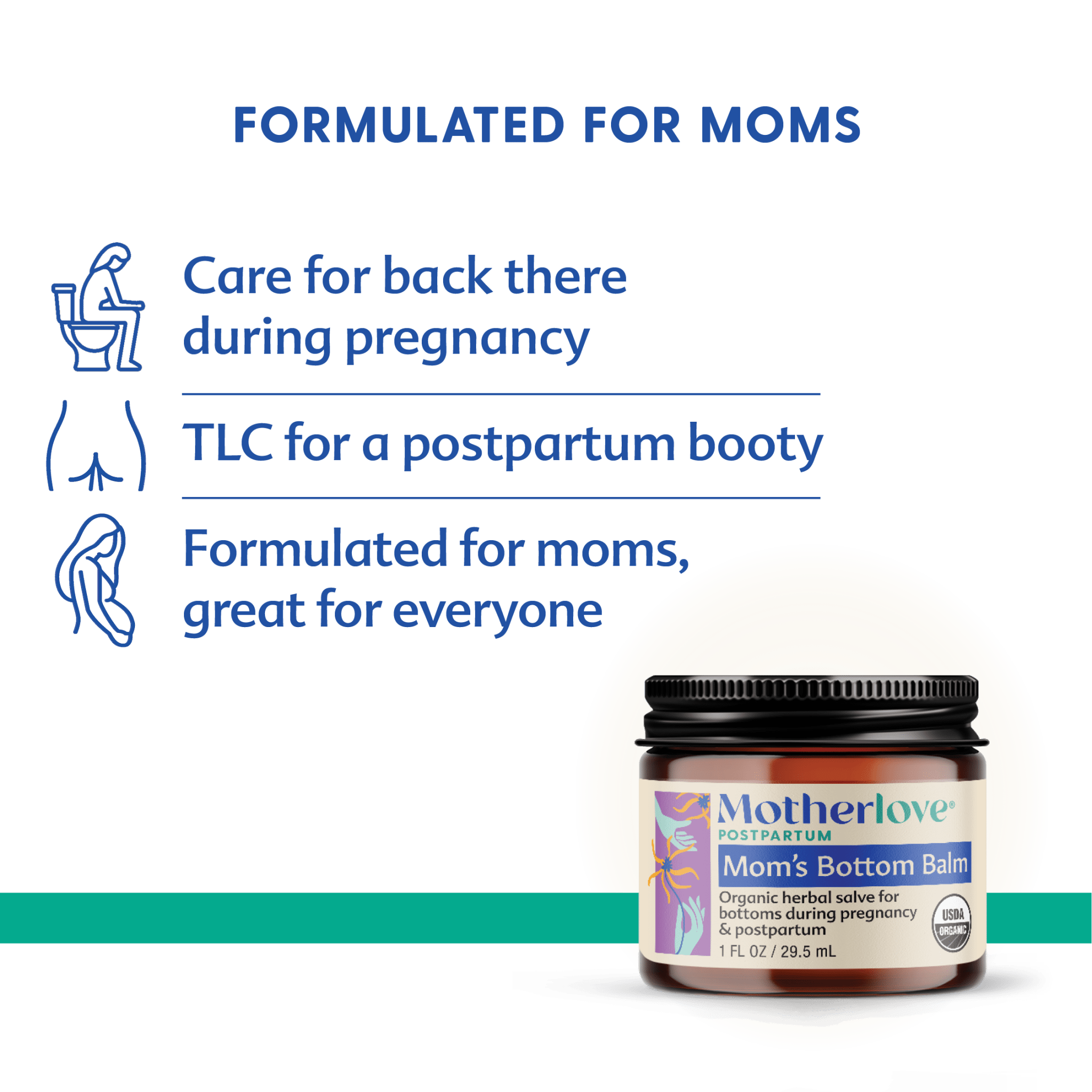 Motherlove Herbal CompanyMom's Bottom Balm - M.S Skincare