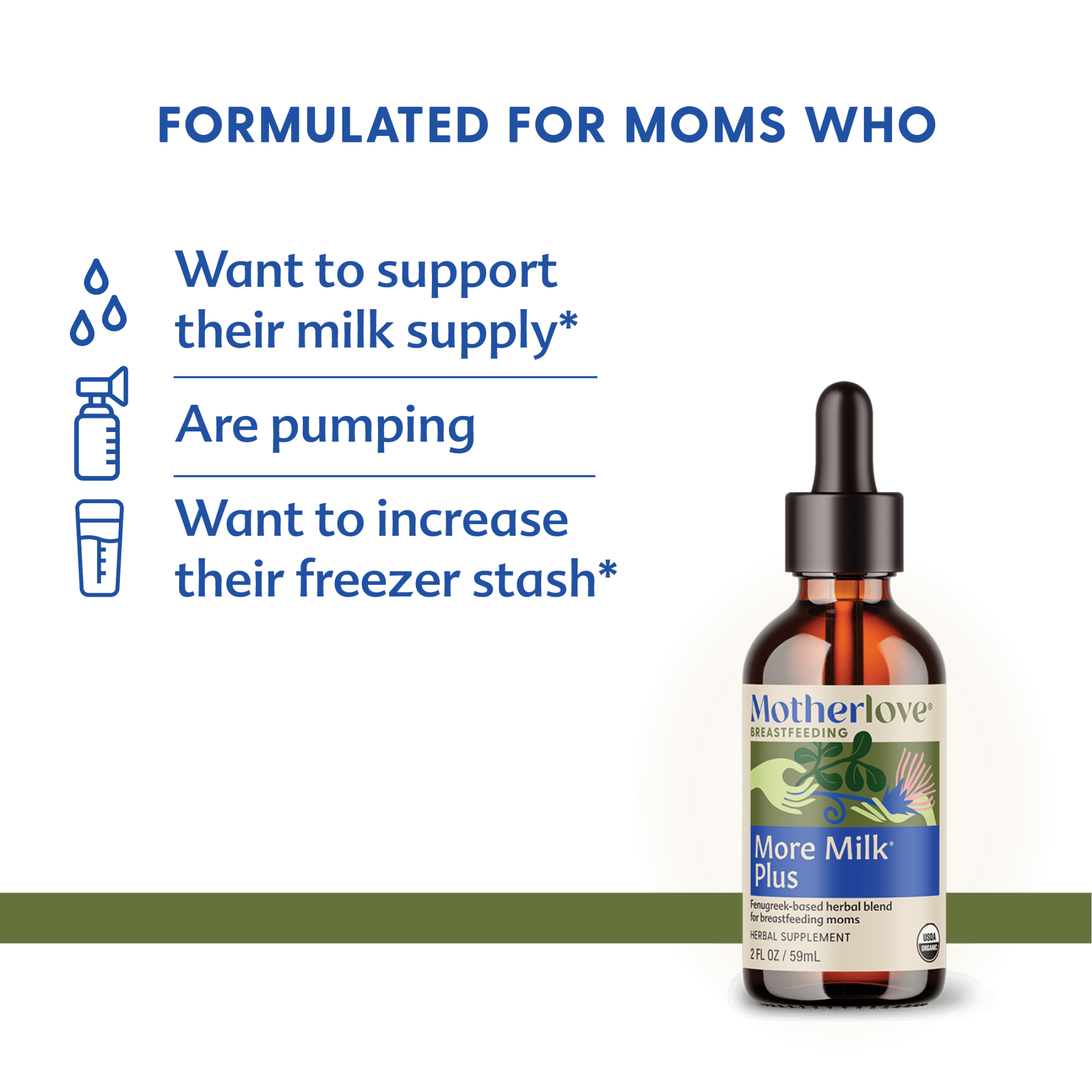 Motherlove Herbal CompanyMore Milk Plus® - Traditional Tincture - M.S Skincare