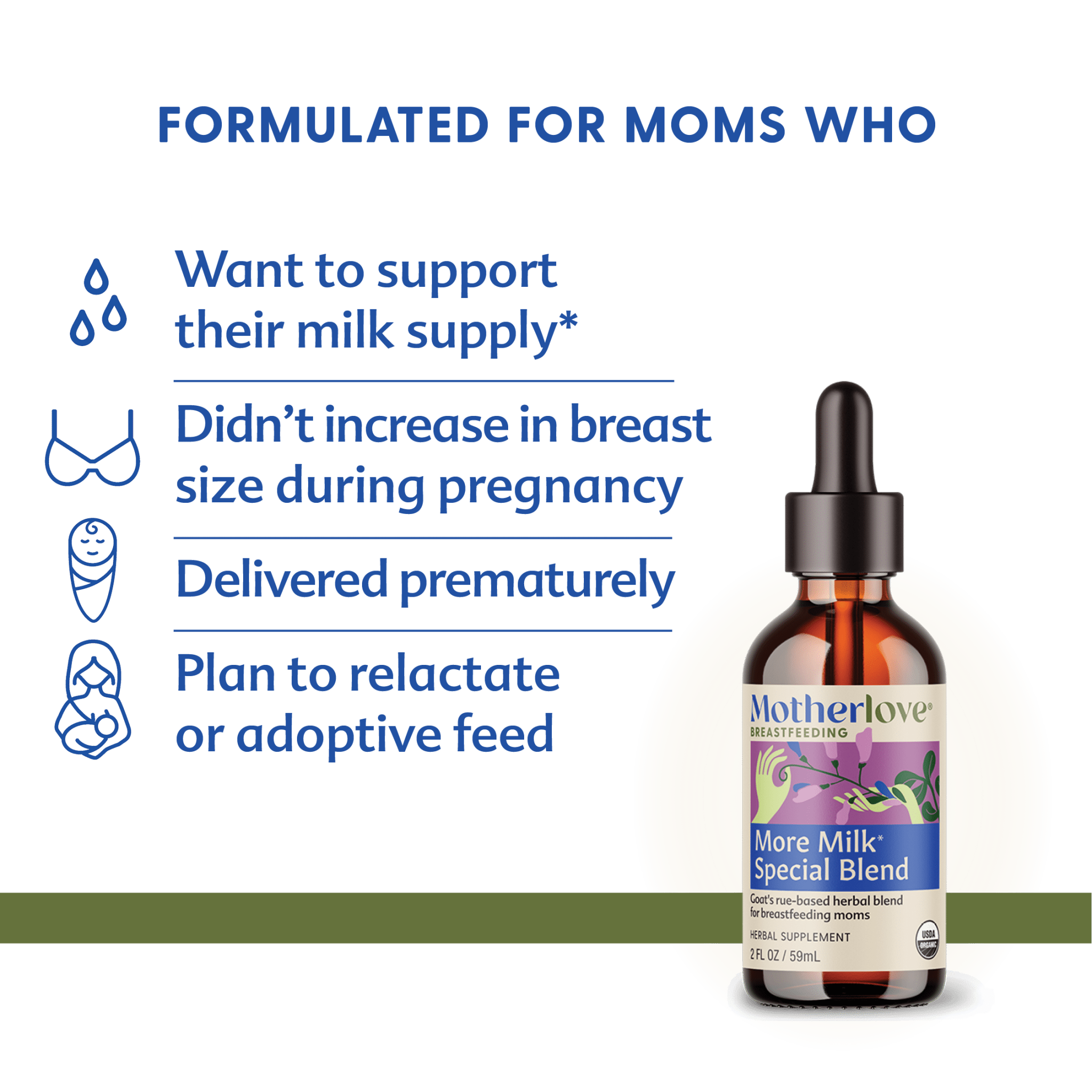 Motherlove Herbal CompanyMore Milk® Special Blend - Traditional Tincture - M.S Skincare