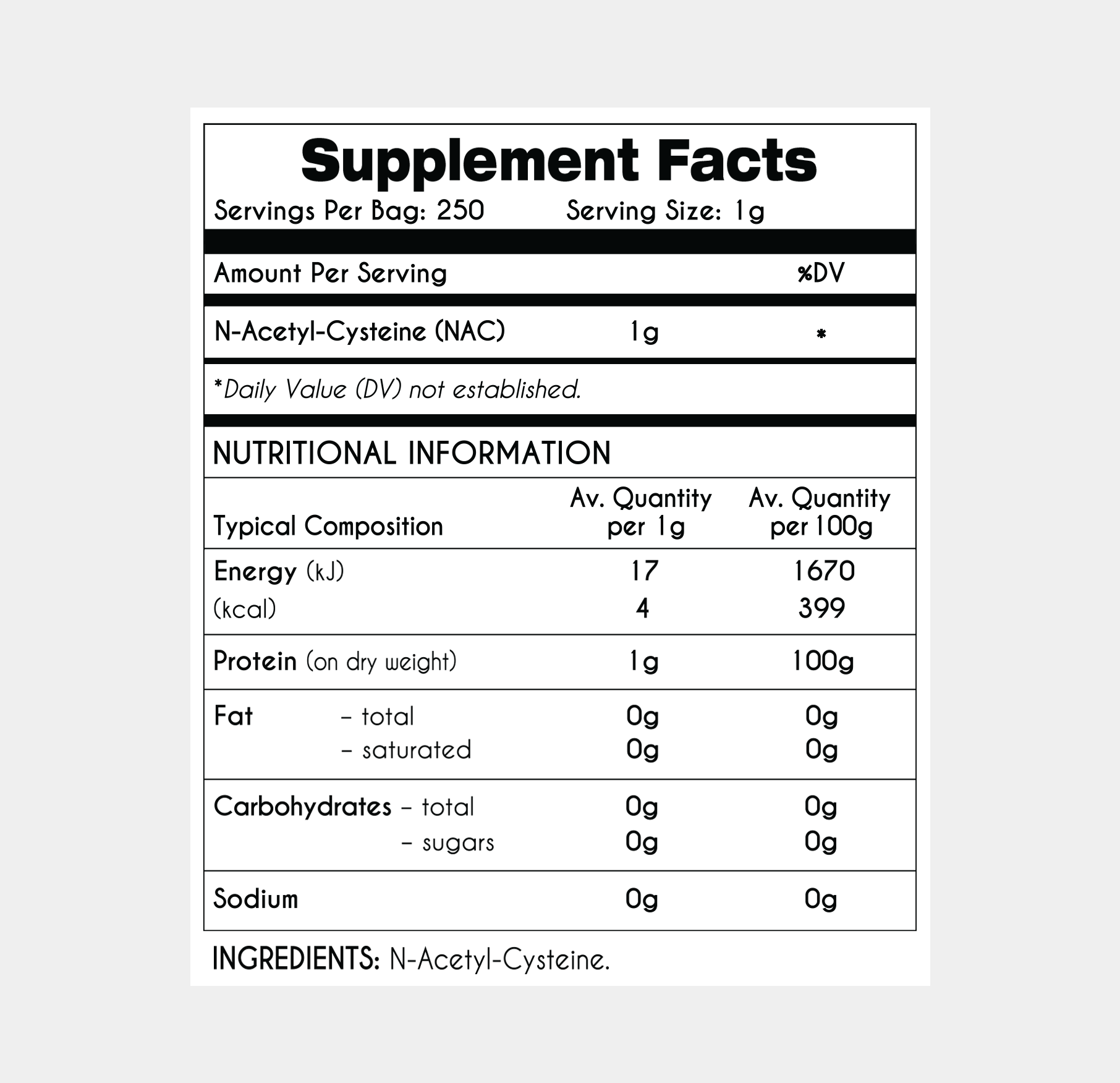 mybrainco - us NAC POWDER