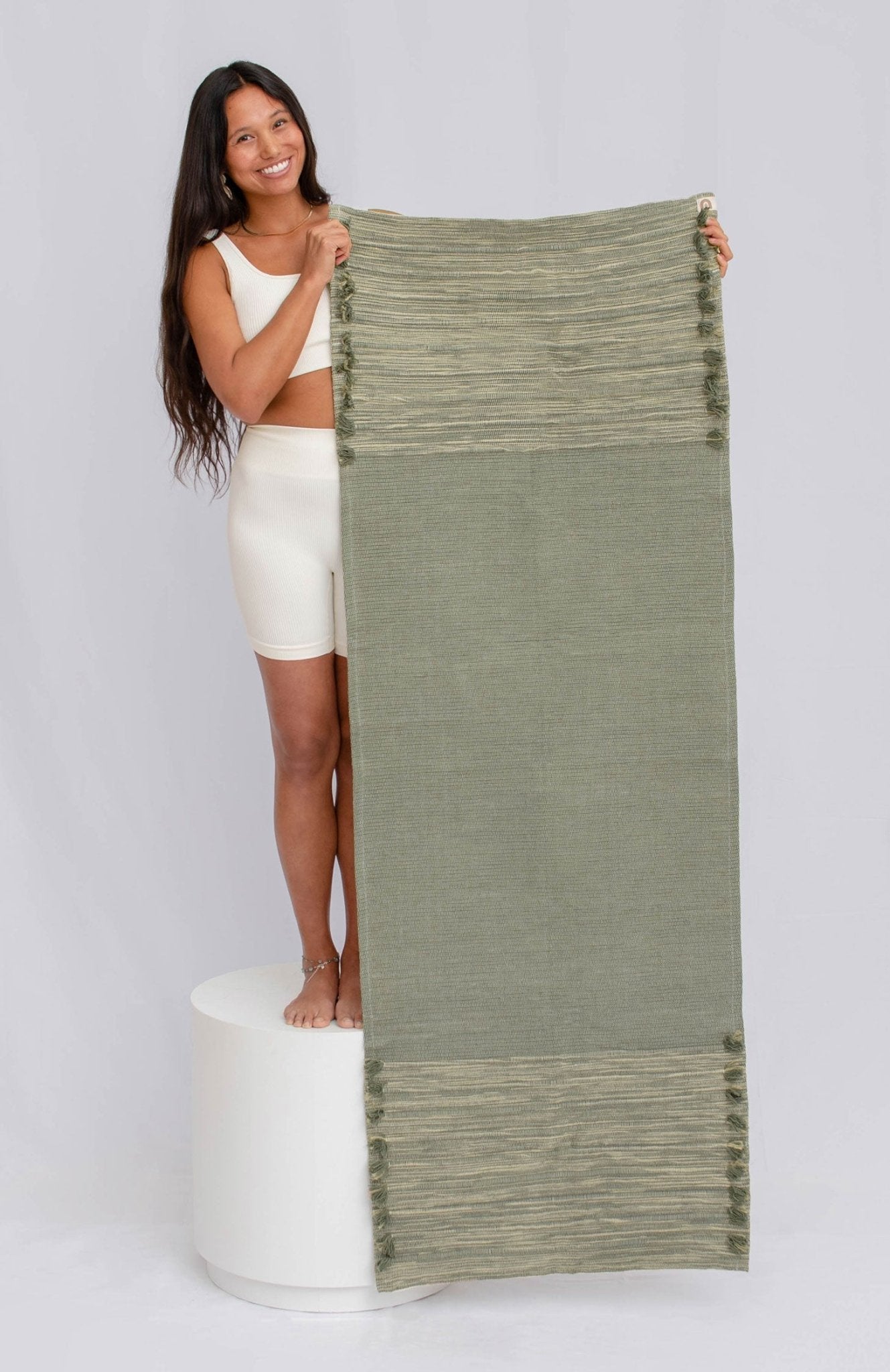 okolivingJade & Jute - Naturally Dyed Herbal Yoga Mat - M.S Skincare