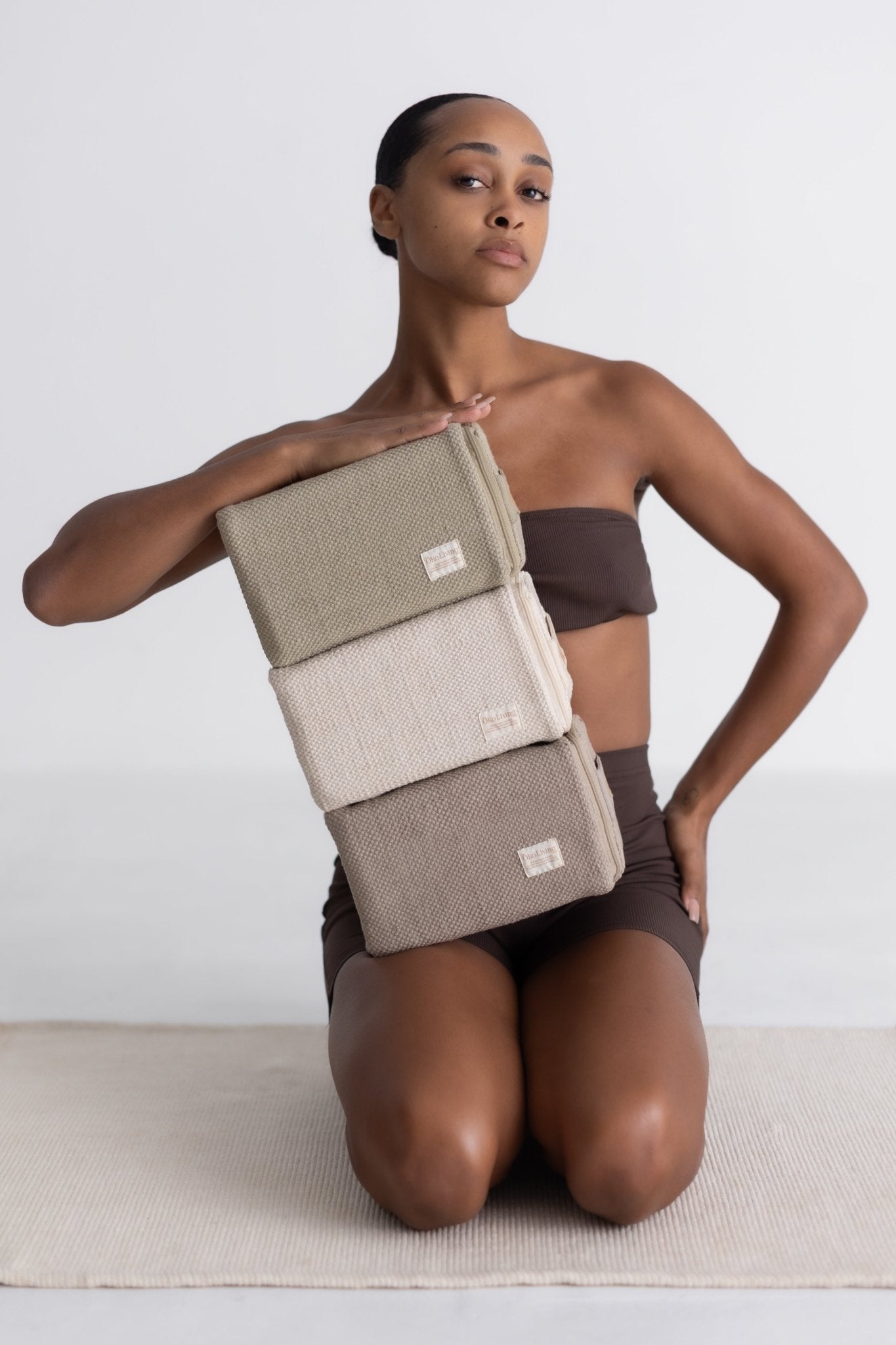 okolivingYoga Block - Naturally Dyed Organic Cotton - M.S Skincare