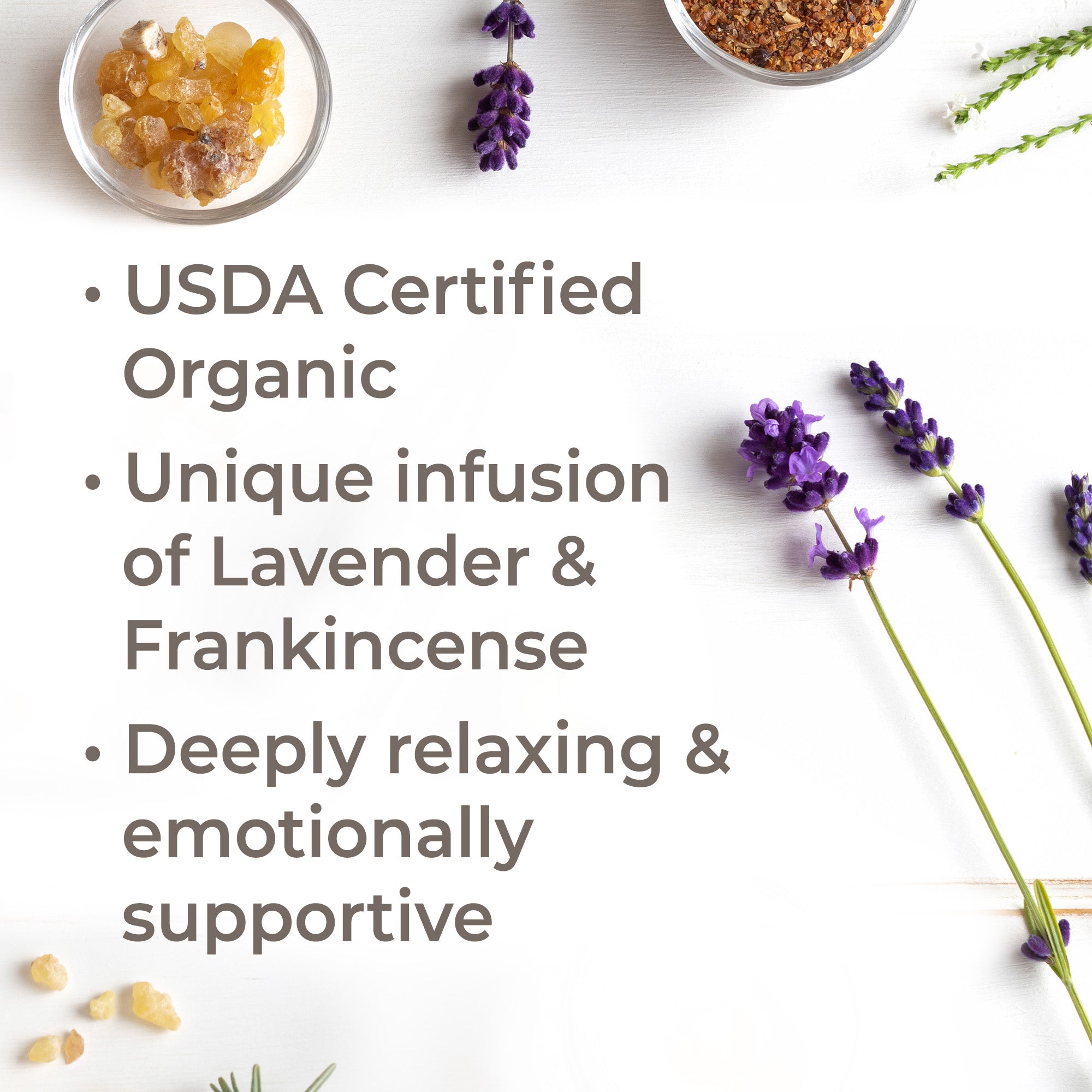 Organic Lavender Infused Frankincense Essential Oil Infusion