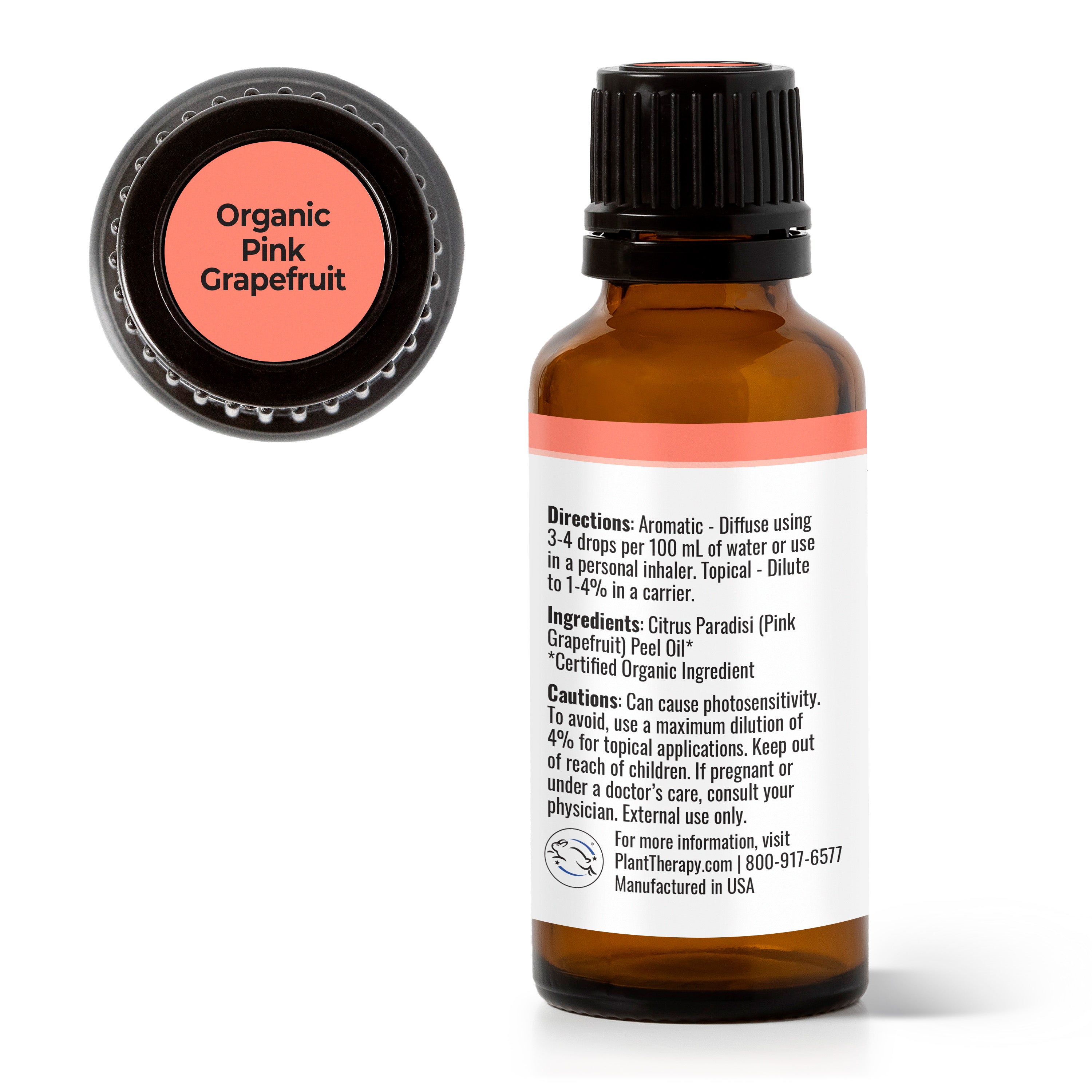 Organic Pink Grapefruit Essential Oil