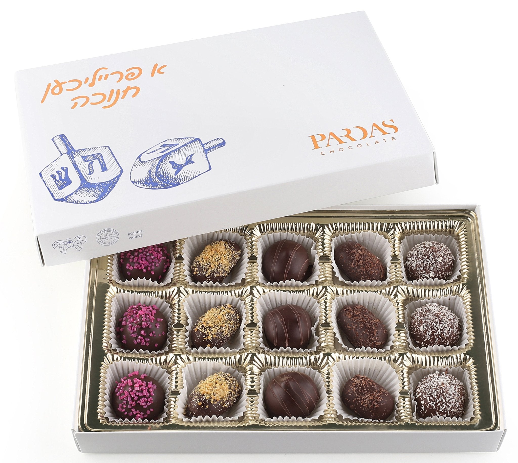 Pardas Chocolates Chanukkah Chocolate Gift Box - M.S Skincare