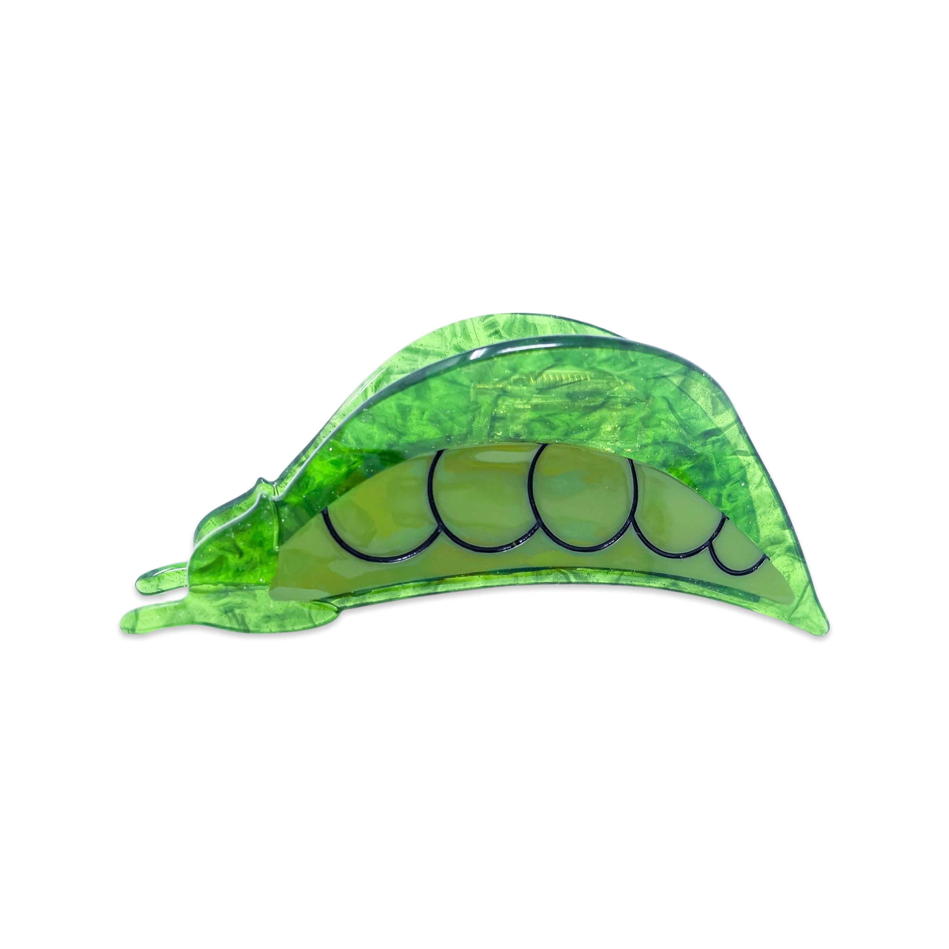 Large Pea Pod Hair Claw Clip