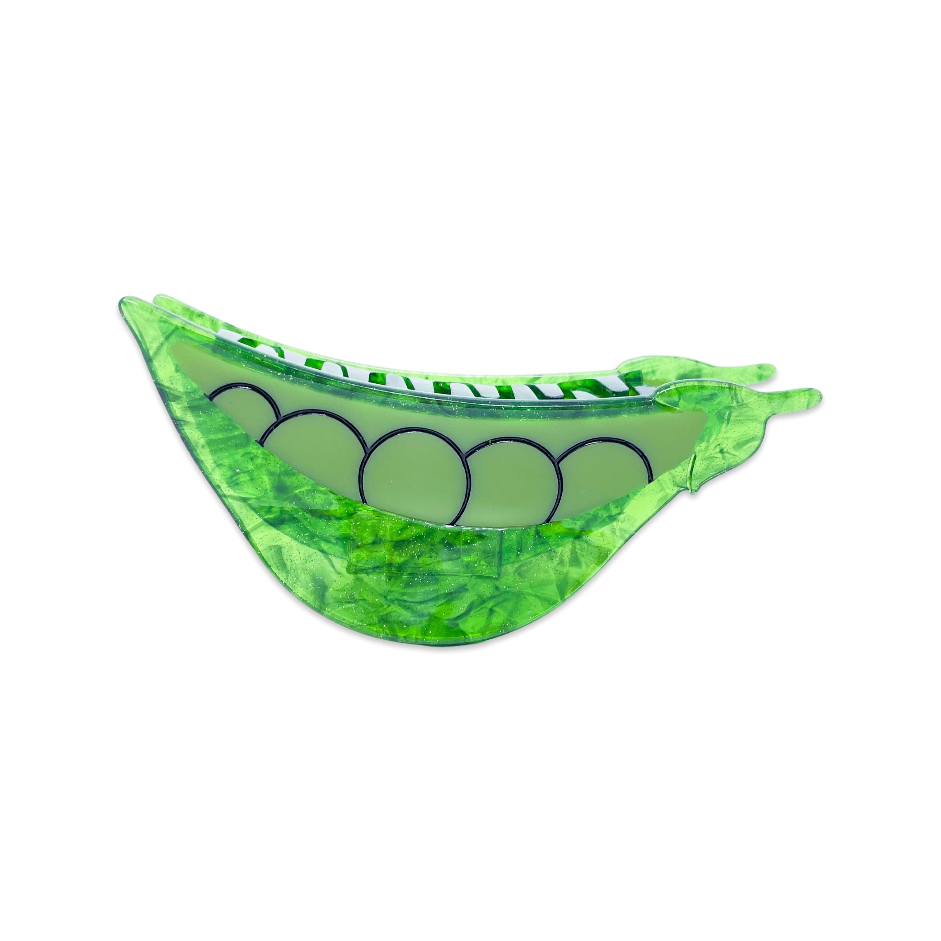 Large Pea Pod Hair Claw Clip