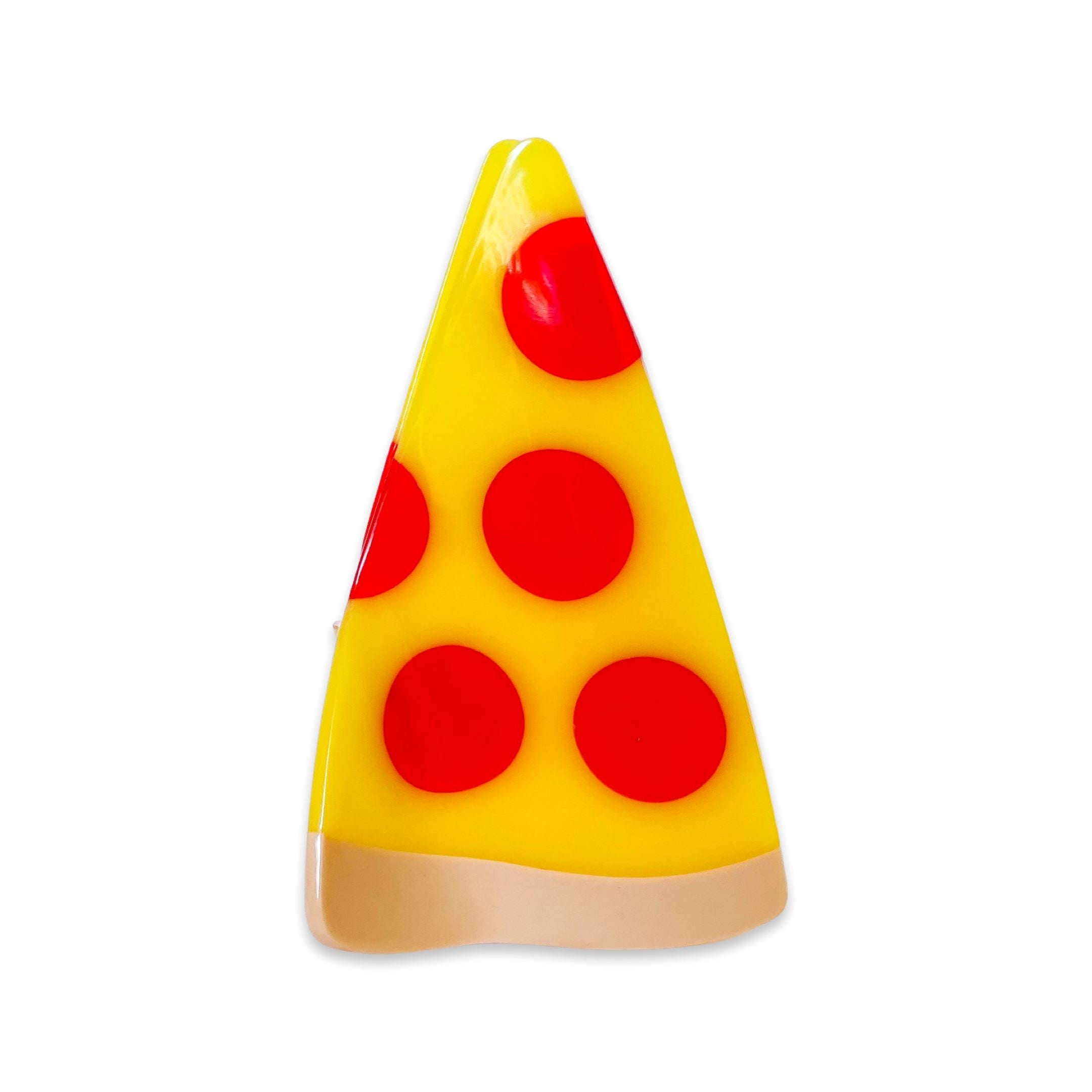 Large Pizza Hair Claw Clip