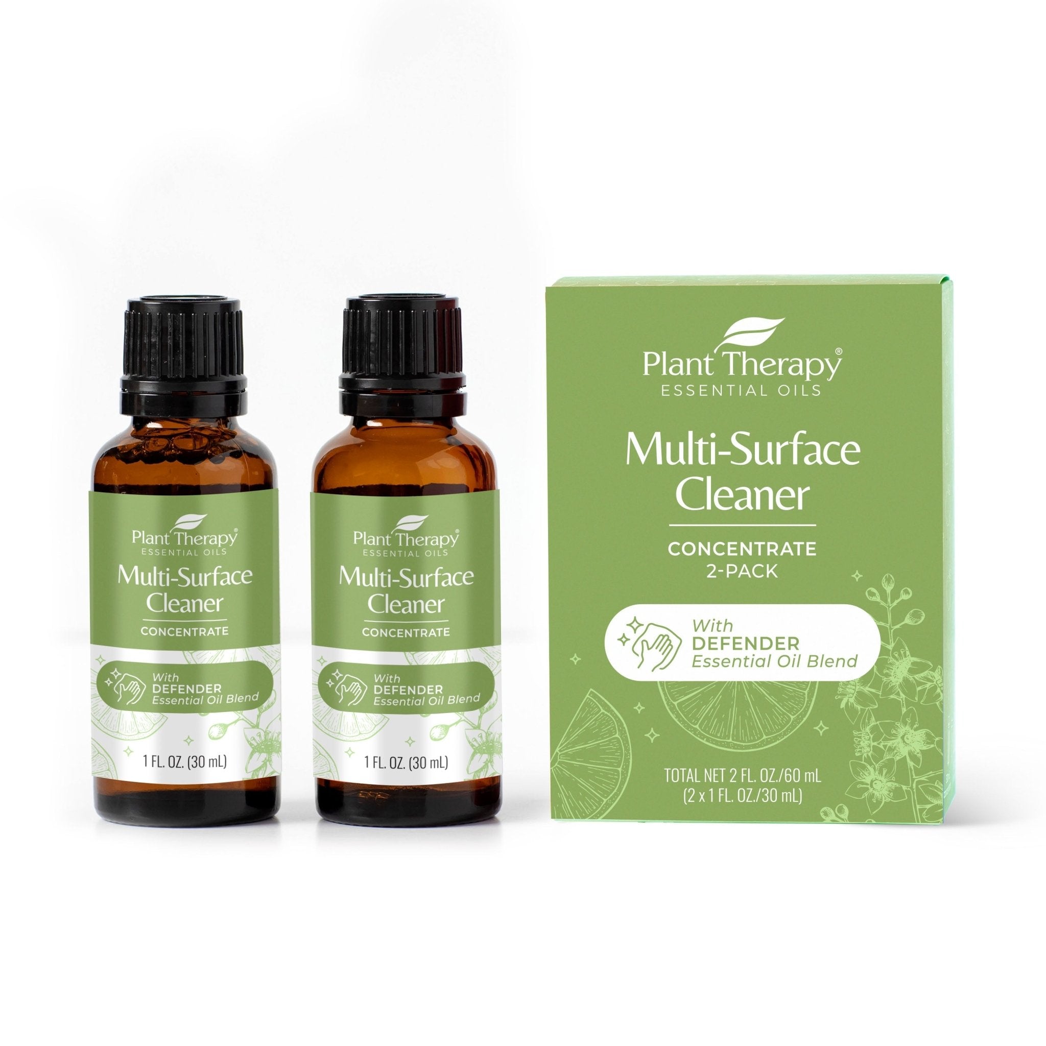 Plant Therapy Cleaning Duo: Defender + Forest Green Sleeve