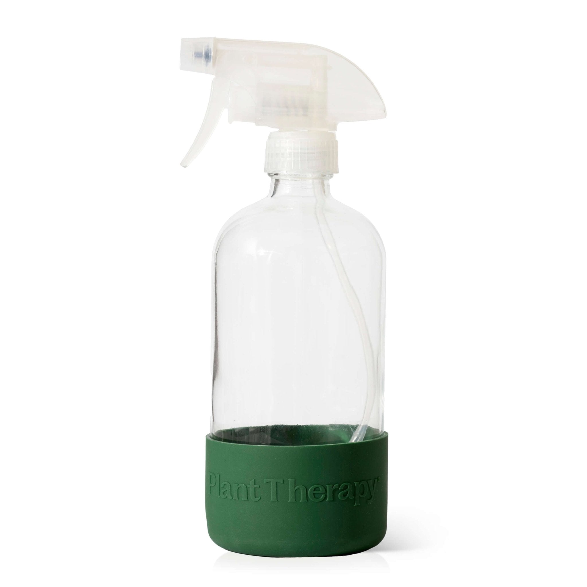 Plant Therapy Glass Spray Bottle with Forest Green Sleeve