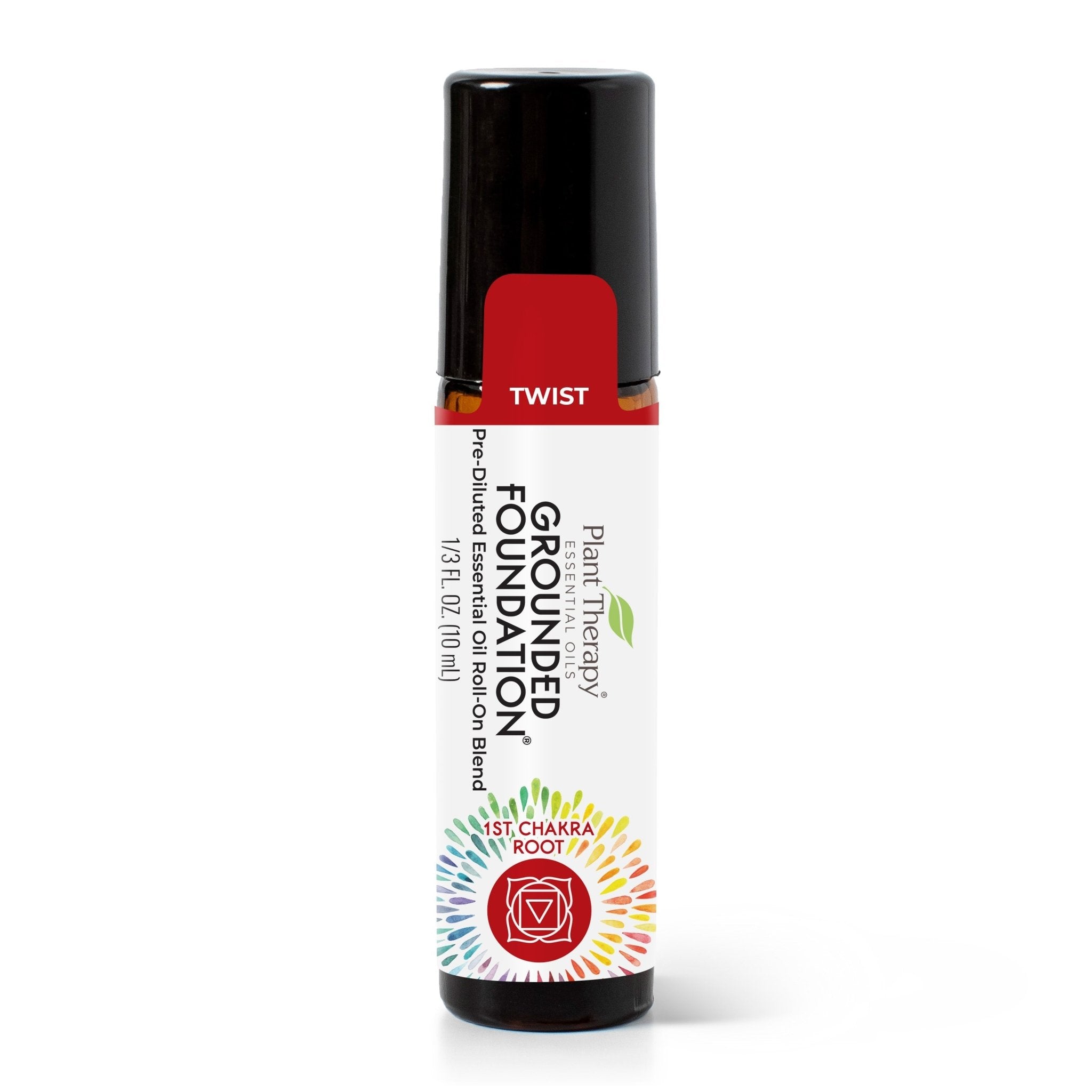 Plant TherapyGrounded Foundation (Root Chakra) Essential Oil Pre - Diluted Roll - On - M.S Skincare